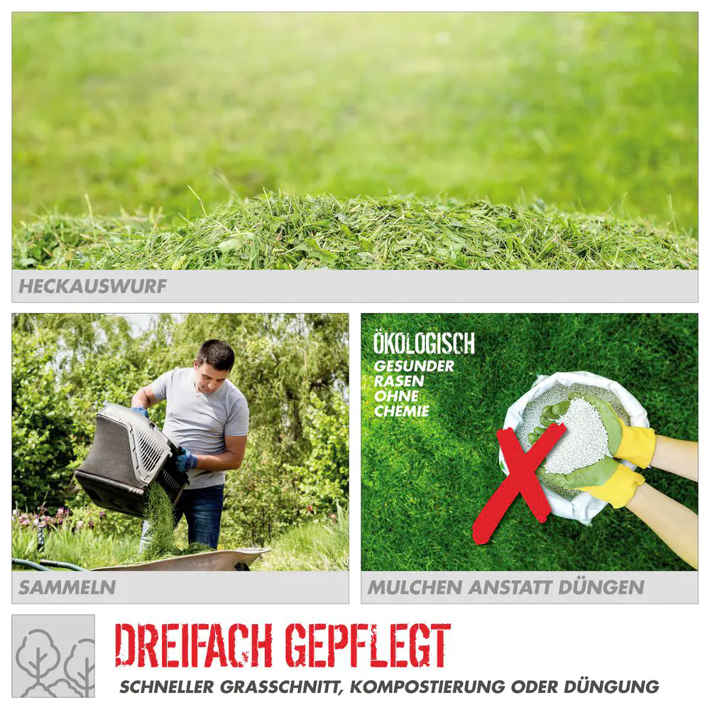 Güde Benzin Rasenmäher BIG WHEELER 553.1 R 3,5 kW, 55 cm Schnittbreite