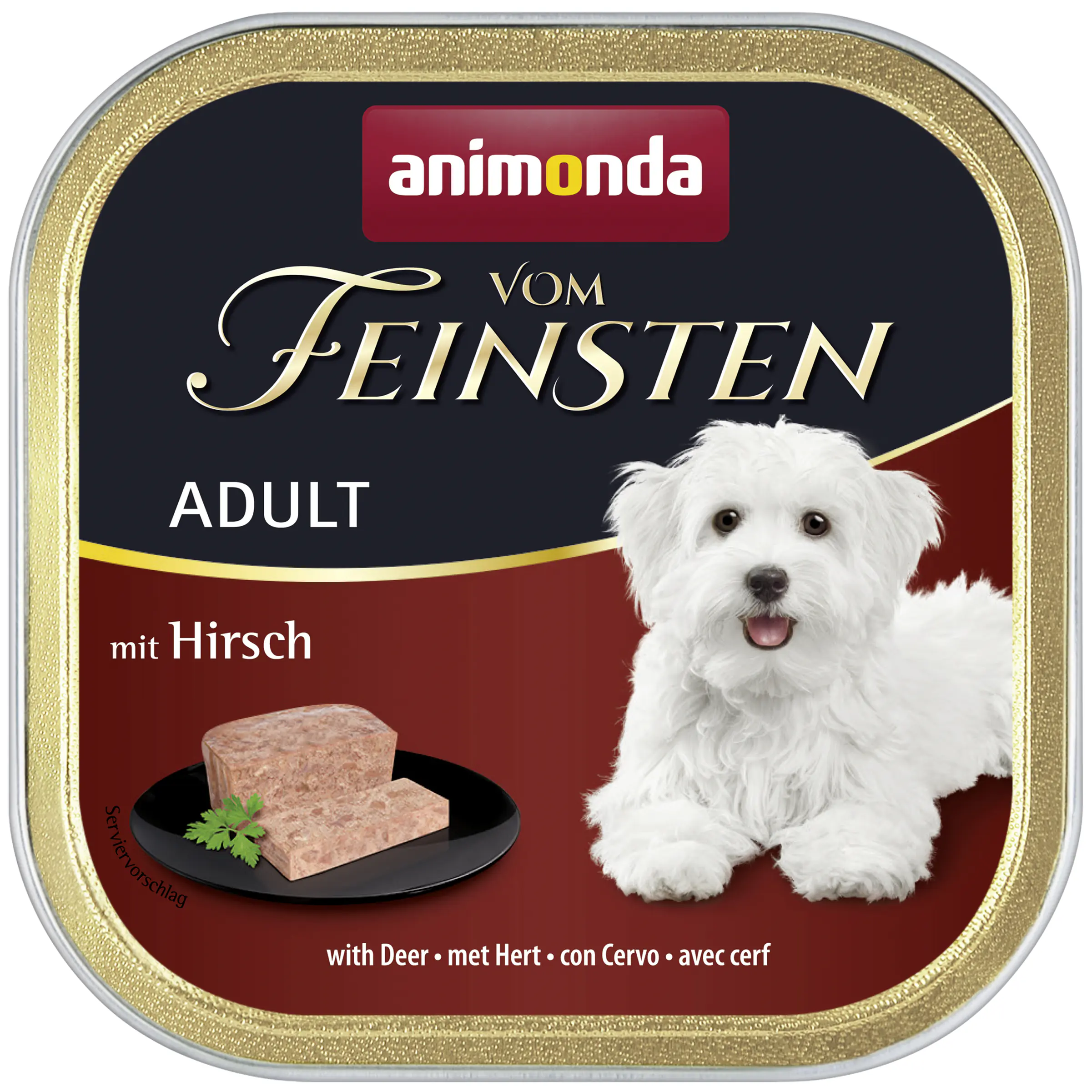 Animonda vom Feinsten Hundenassfutter Adult 150 g Hirsch
