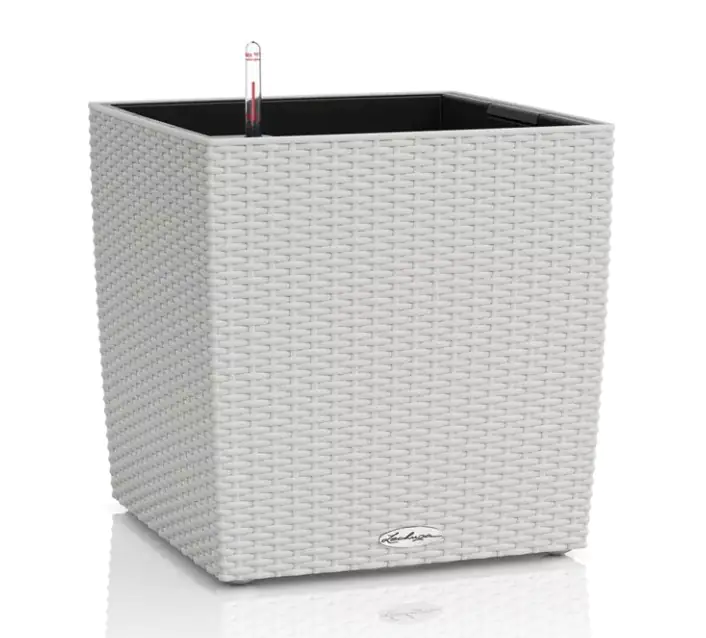 Lechuza Pflanzgefäß Cube Cottage 30 lichtgrau