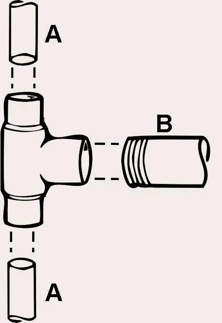 Cornat Löt-T-Stück Fitting Ø 22 mm / 3/4"