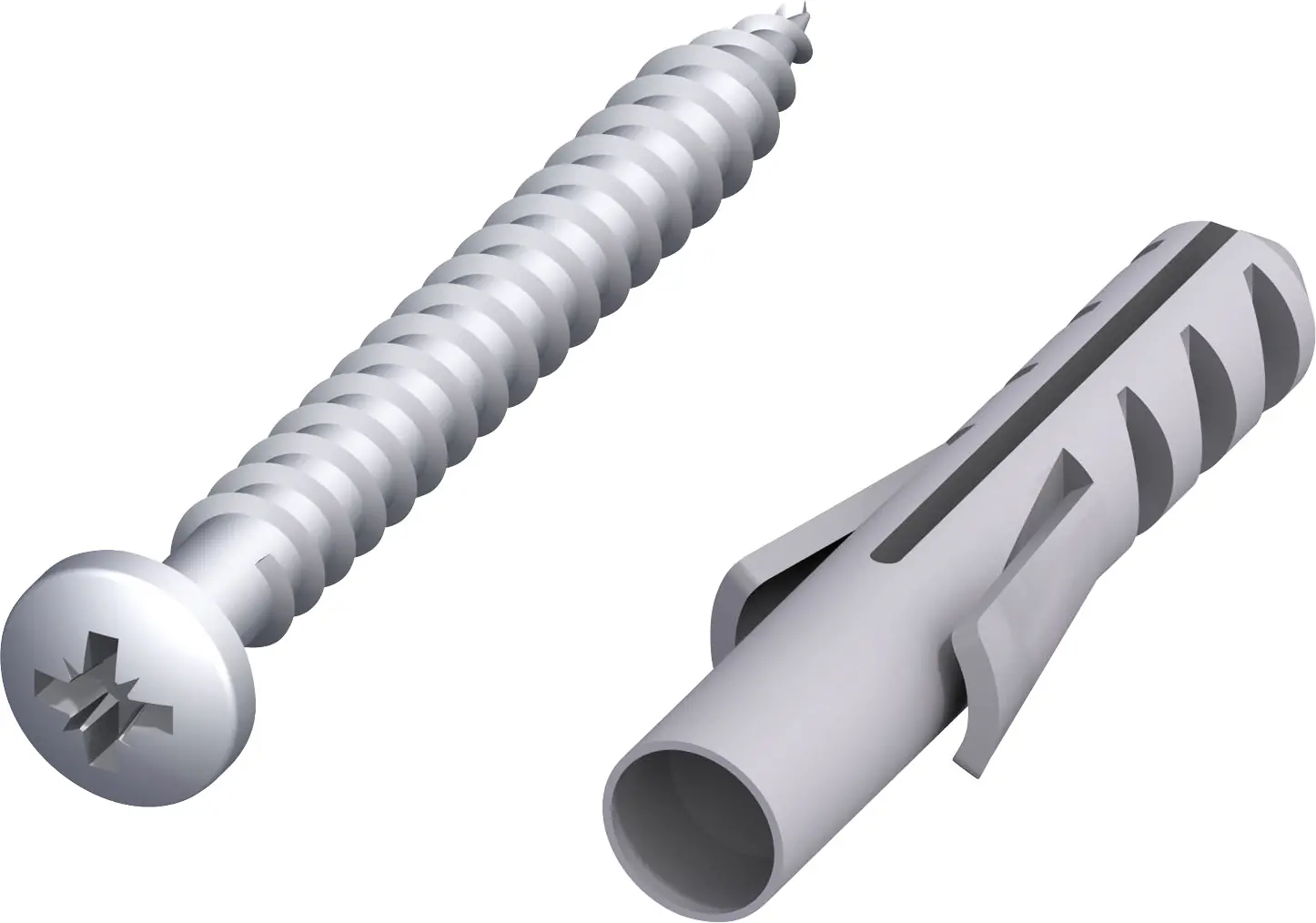 alfer Schrauben und Dübel 4 x 45 mm Stahl verzinkt - 8 Stk. alfer Schrauben und Dübel 4 x 45 mm Stahl verzinkt - 8 Stk.