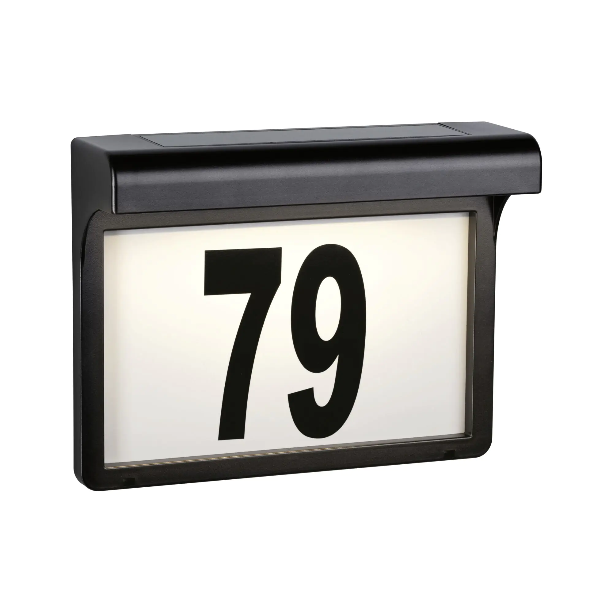 Paulmann Solar Hausnummernleuchte Dayton II schwarz warmweiß