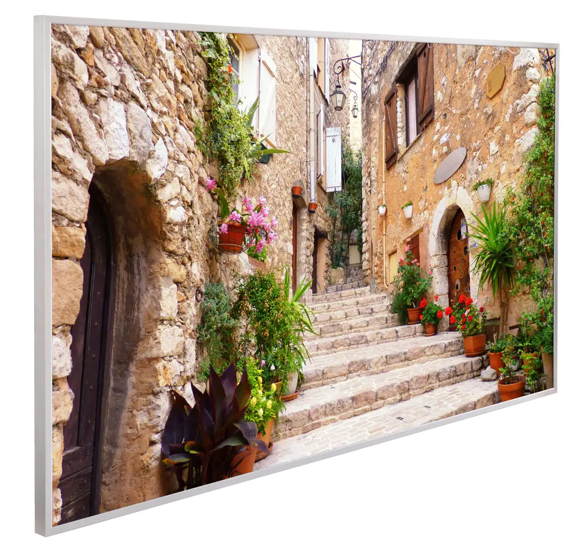 papermoon Infrarotheizkörper EcoHeat 60X100 cm 600 Watt, Mallorca Gasse