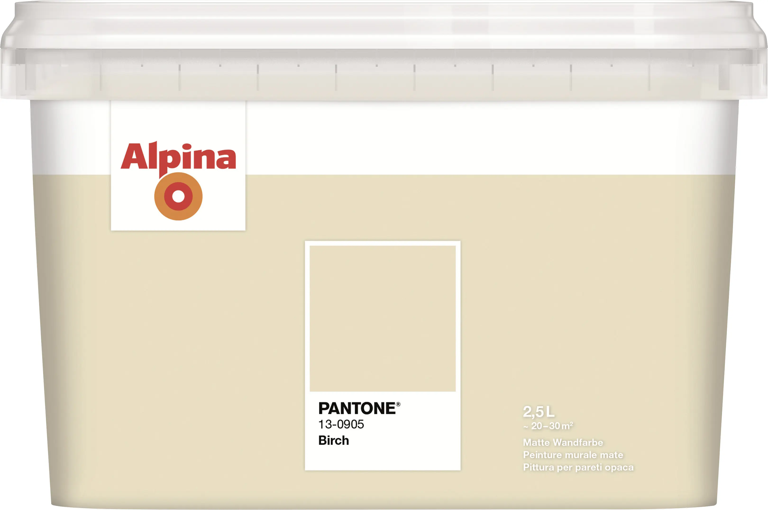 Alpina Wandfarbe Pantone matt birch 2,5 L
