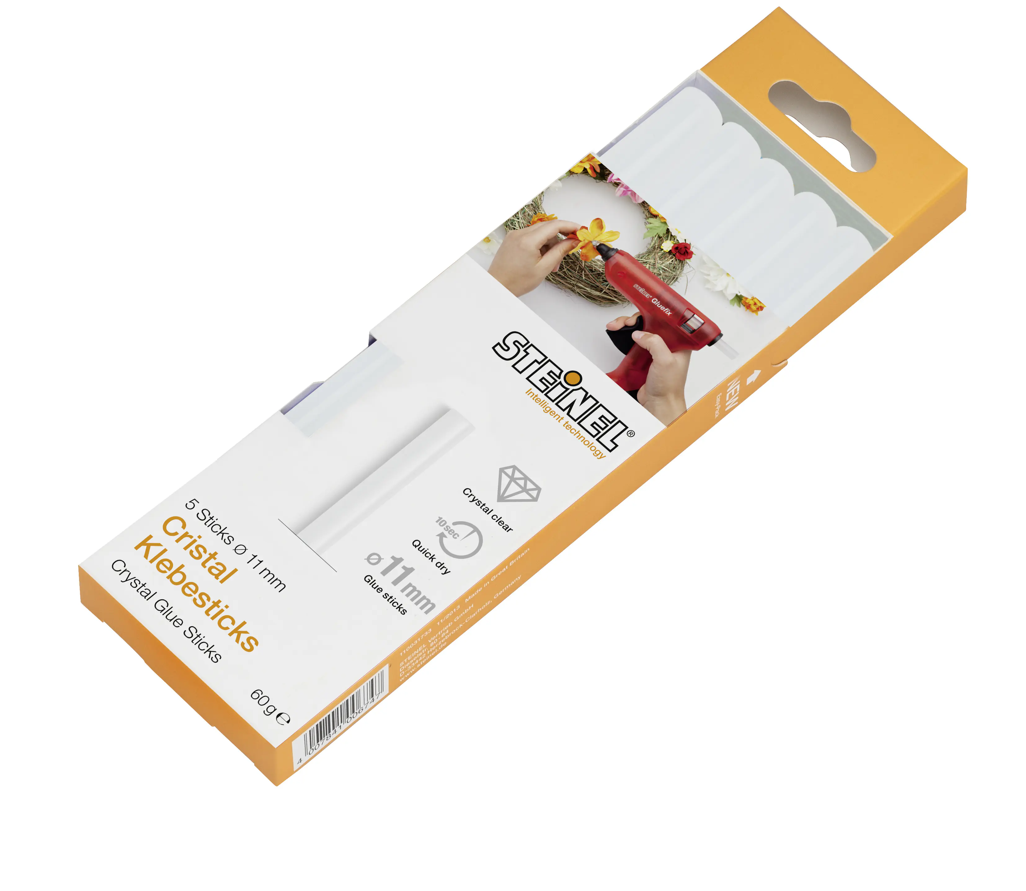 Steinel Klebesticks Ø 11 mm Cristal, 5 Stück