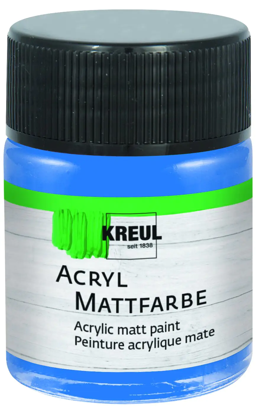 Kreul Acryl Mattfarbe enzianblau 50 ml