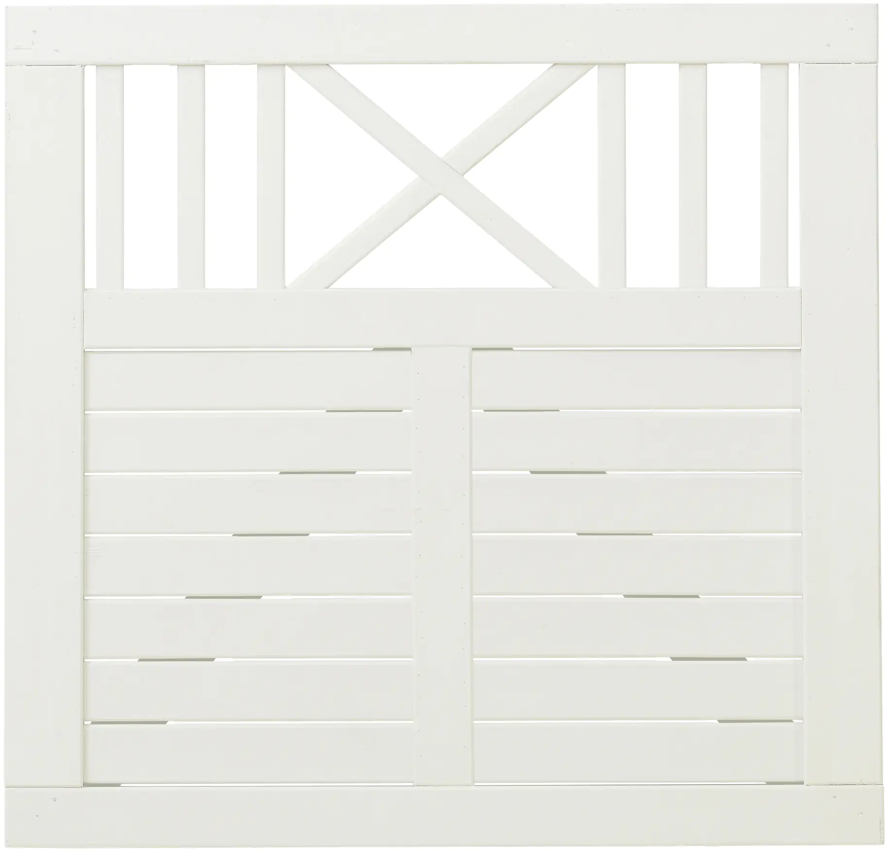 Plus Tor Nostalgi 100 x 95 cm RAL 9010 Weiß