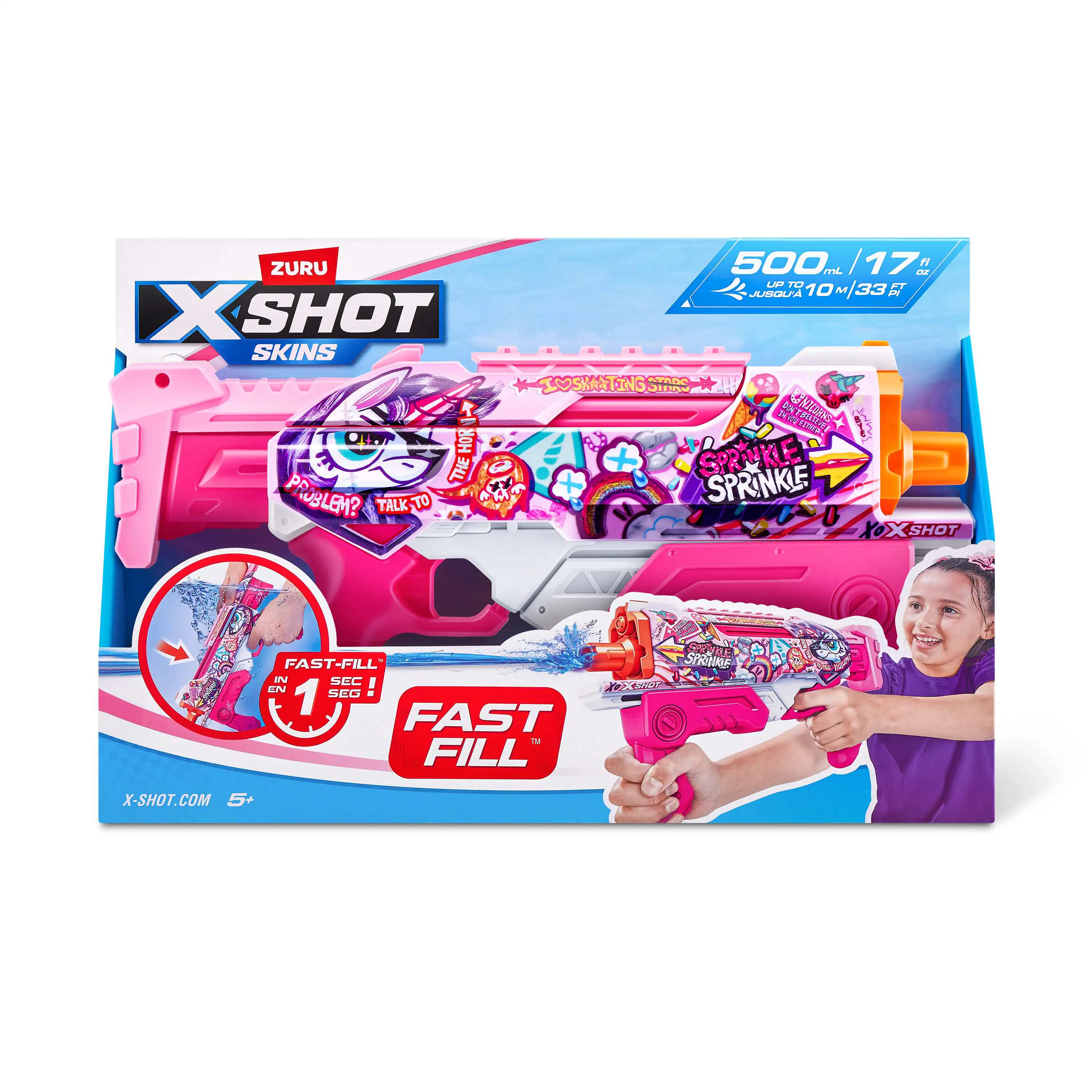 Zuru Wasserpistole X-Shot Skins Hyperload Water Fast Fill Zuru Wasserpistole X-Shot Skins Hyperload Water Fast Fill