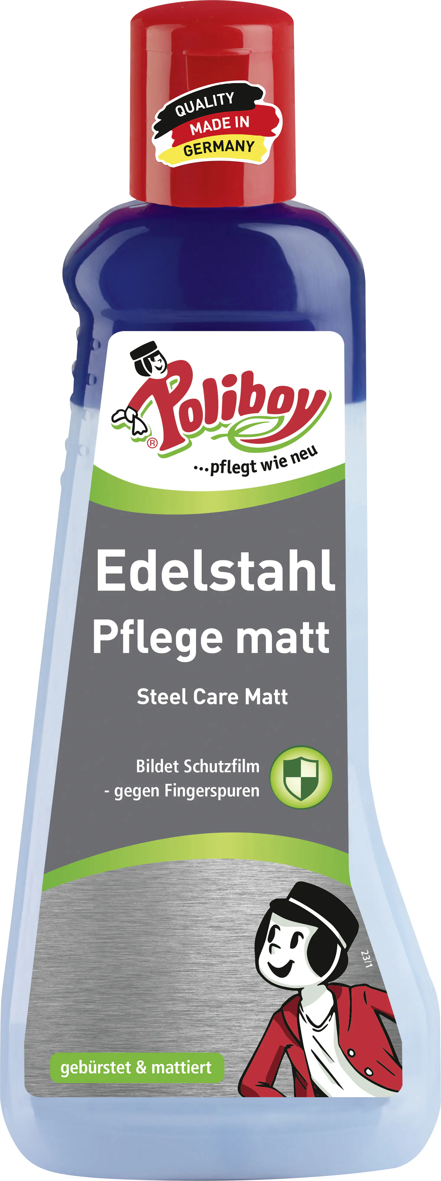 Poliboy Edelstahlpflege matt 200 ml