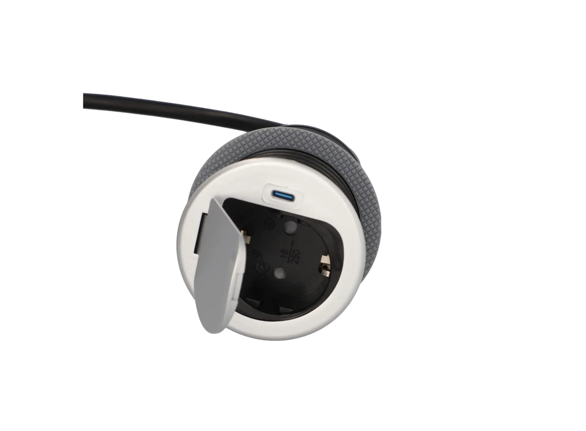 UniTEC Einbausteckdose Tischsteckdose mit USB C 1,5 m UniTEC Einbausteckdose Tischsteckdose mit USB C 1,5 m