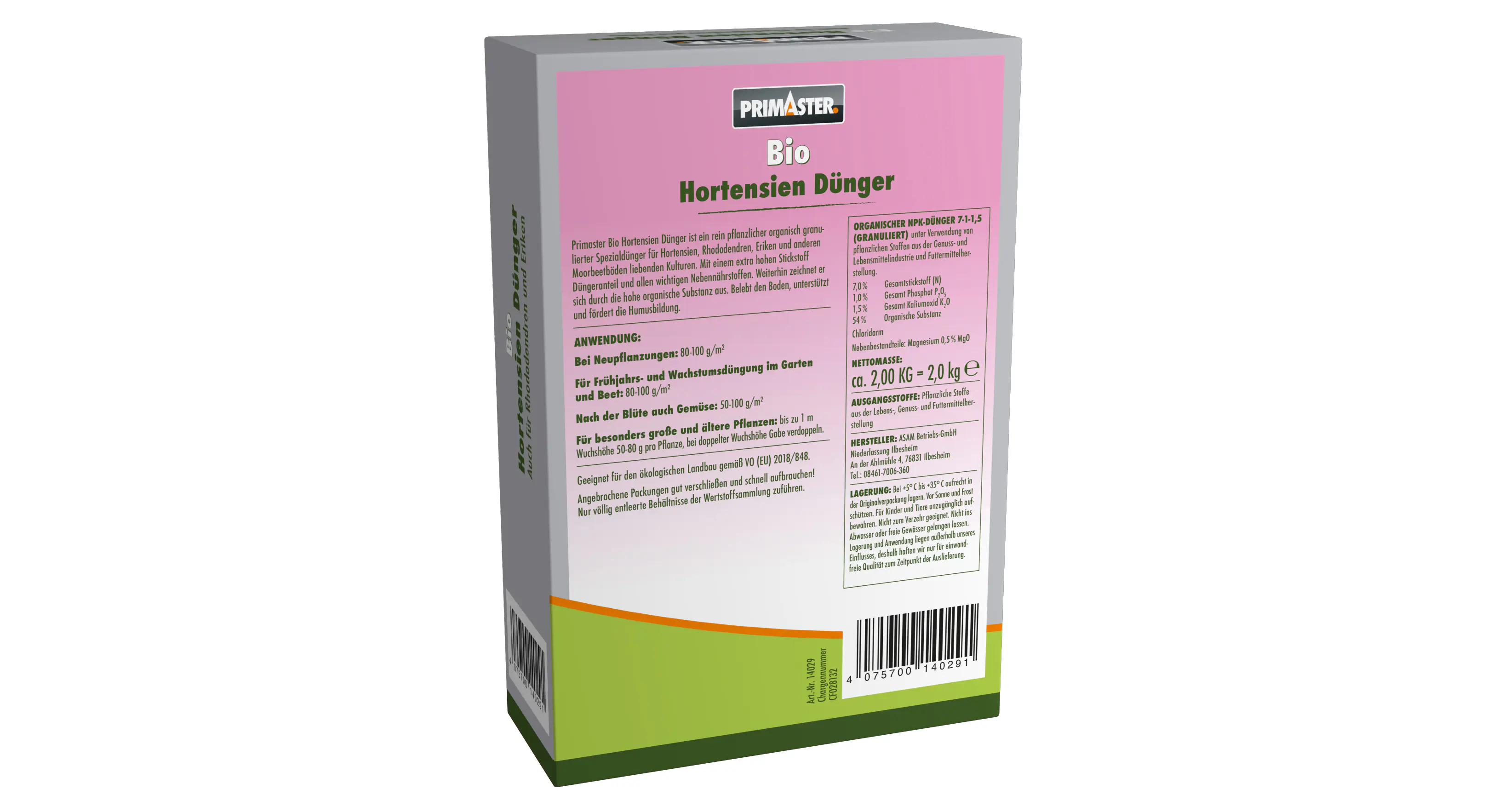Primaster Bio Hortensiendünger 2 kg