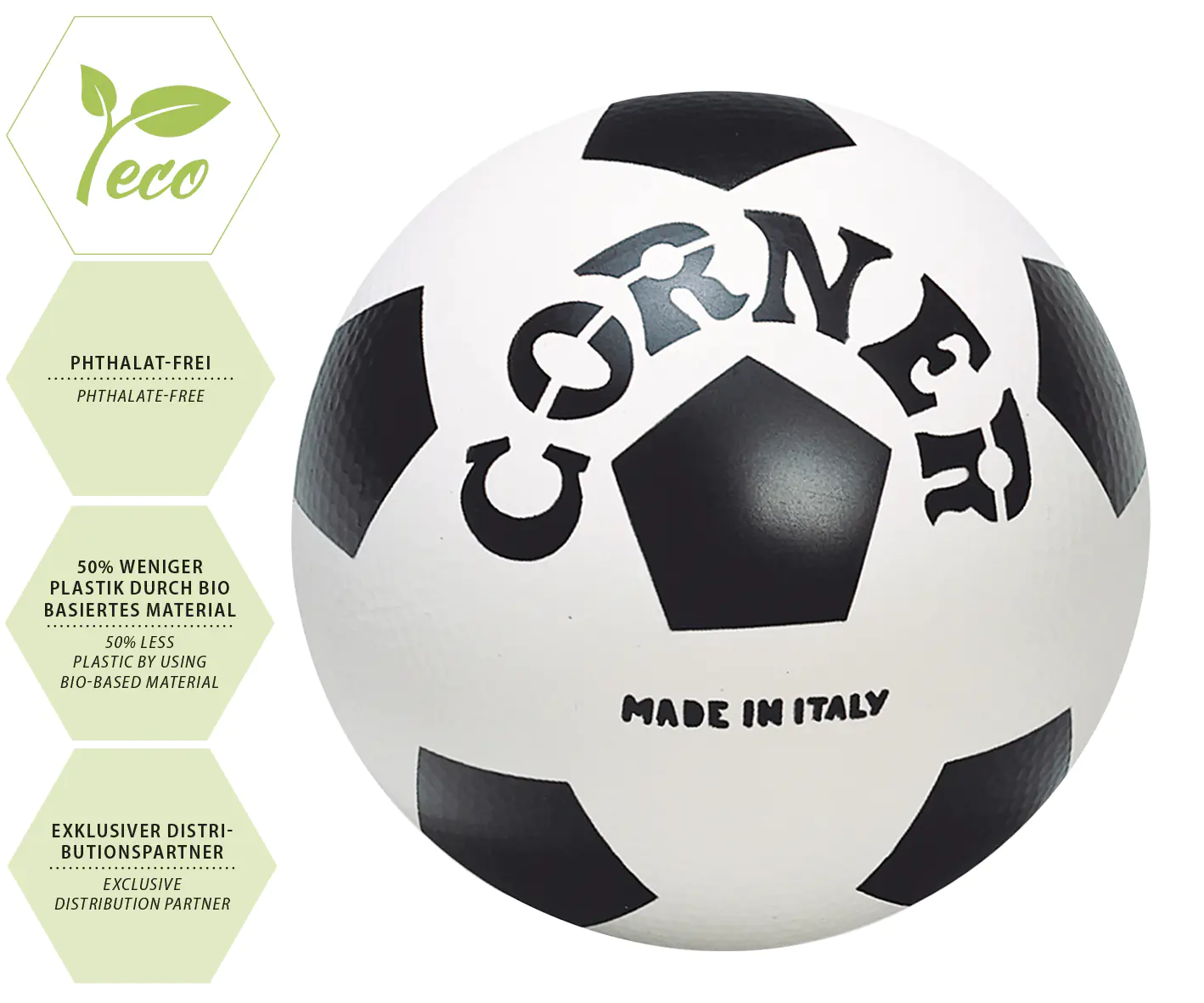 Happy People Fußball aus Kunststoff 23 cm  Happy People Fußball aus Kunststoff 23 cm