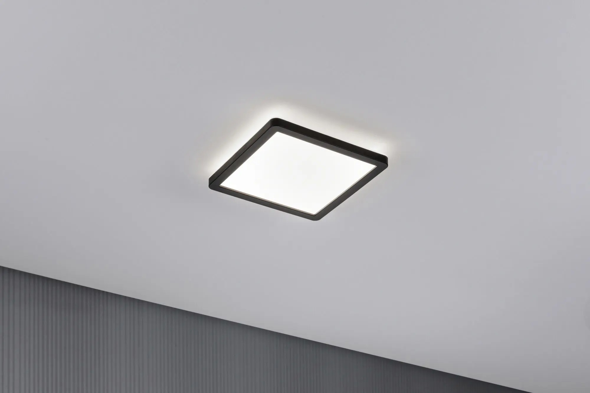 Paulmann LED Panel Atria Shine schwarz 19 x 19 cm neutralweiß