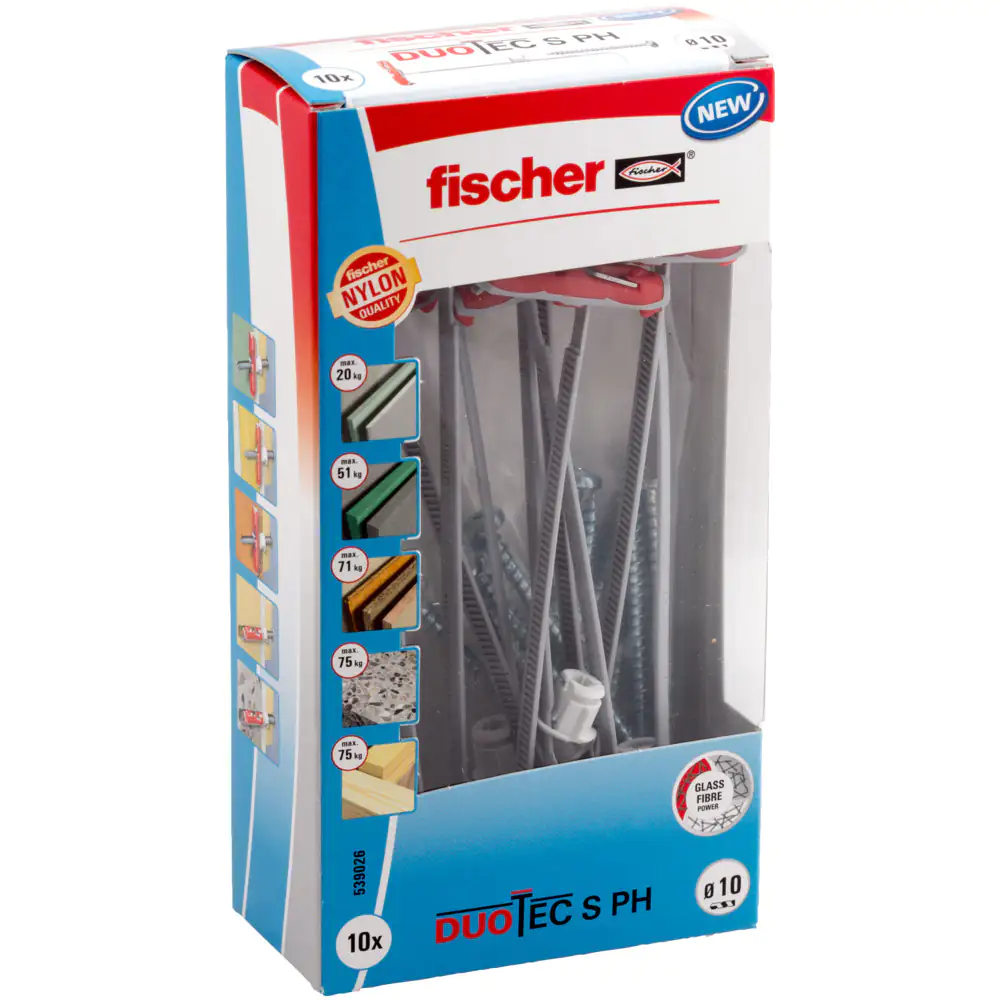 Fischer Kippdübel Duotec 10.0 x 50 mm - 10 Stück Fischer Kippdübel Duotec 10.0 x 50 mm - 10 Stück
