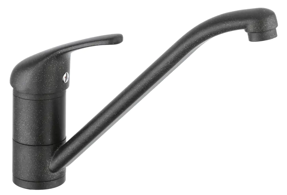 Emmevi Küchenarmatur Ambra Niederdruck, granit schwarz
