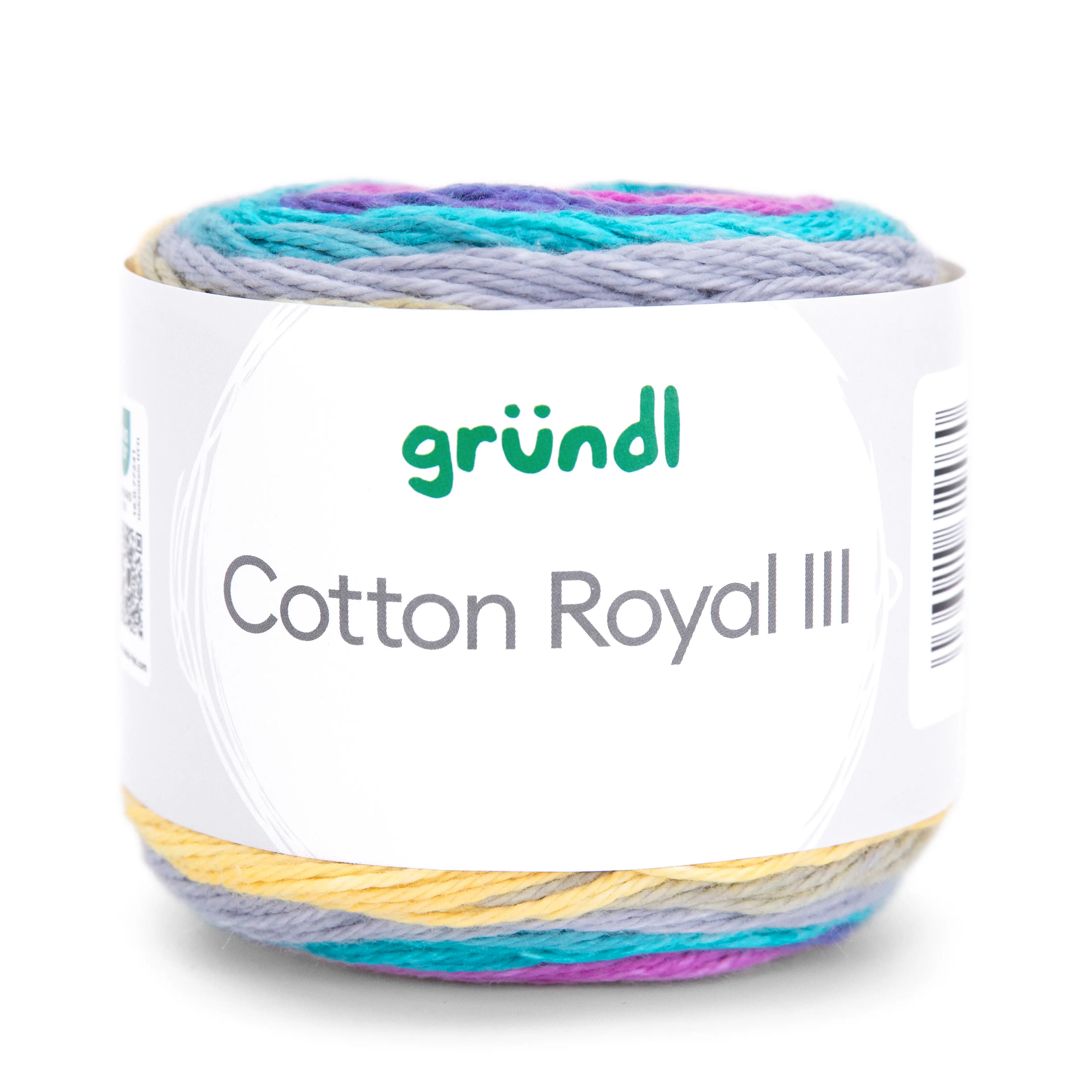 Gründl Wolle Cotton Royal III 6-fach 100 g 5-fach sortiert
