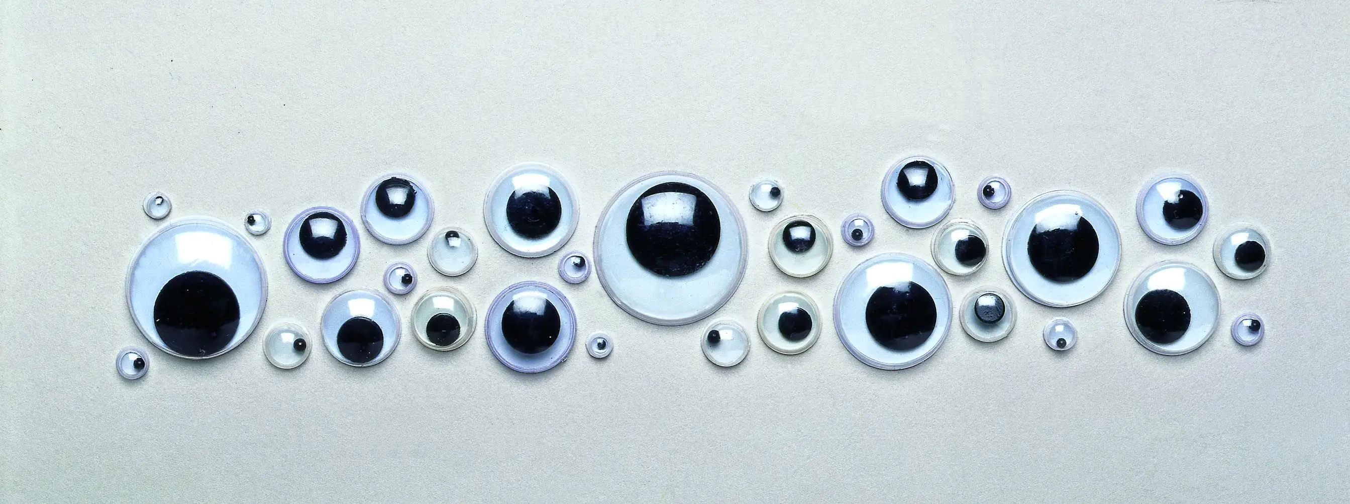 Glorex Wackelaugen rund 16 mm, 10 Stück