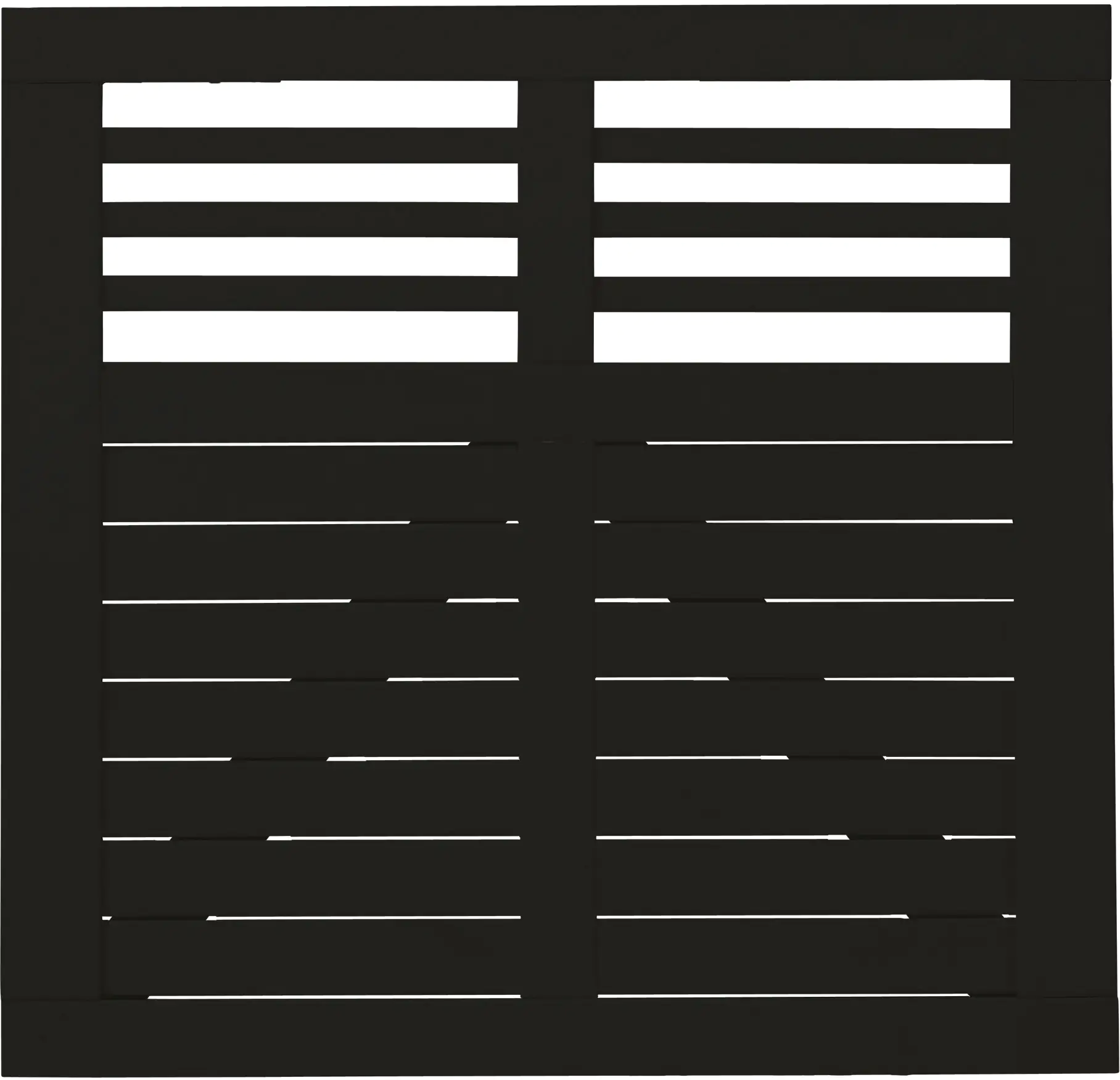 Plus Tor Decora 100 x 95 cm RAL 9005  Schwarz