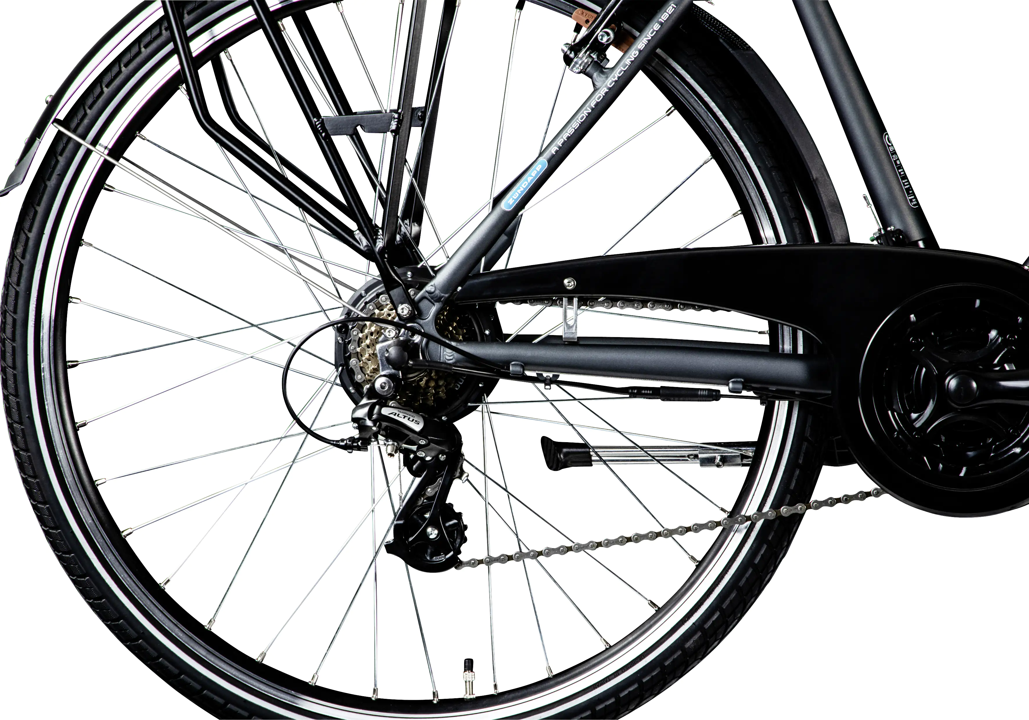 Zündapp E-Bike Trekking Green Herren 7.7 28 Zoll 21-Gang 374 Wh grau blau