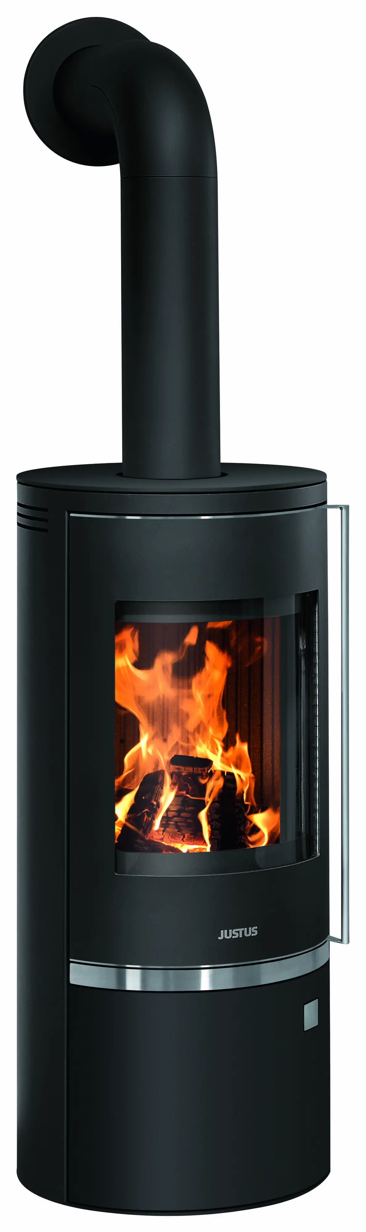 Justus Kaminofen Faro Top 2.0 Stahl schwarz mit Abdeckplatte Guss schwarz 6 kW Justus Kaminofen Faro Top 2.0 Stahl schwarz mit Abdeckplatte Guss schwarz 6 kW