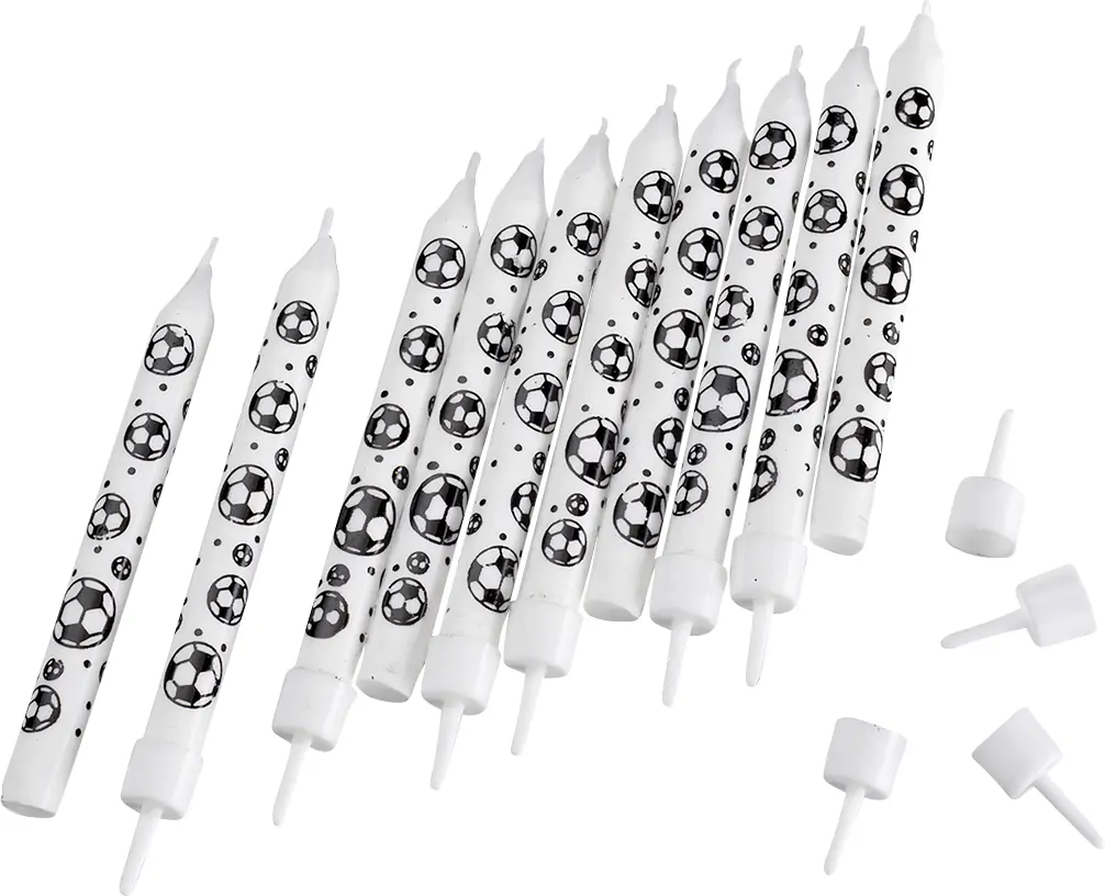 TIB Heyne Geburtstagskerzen Fußball 10 Stück