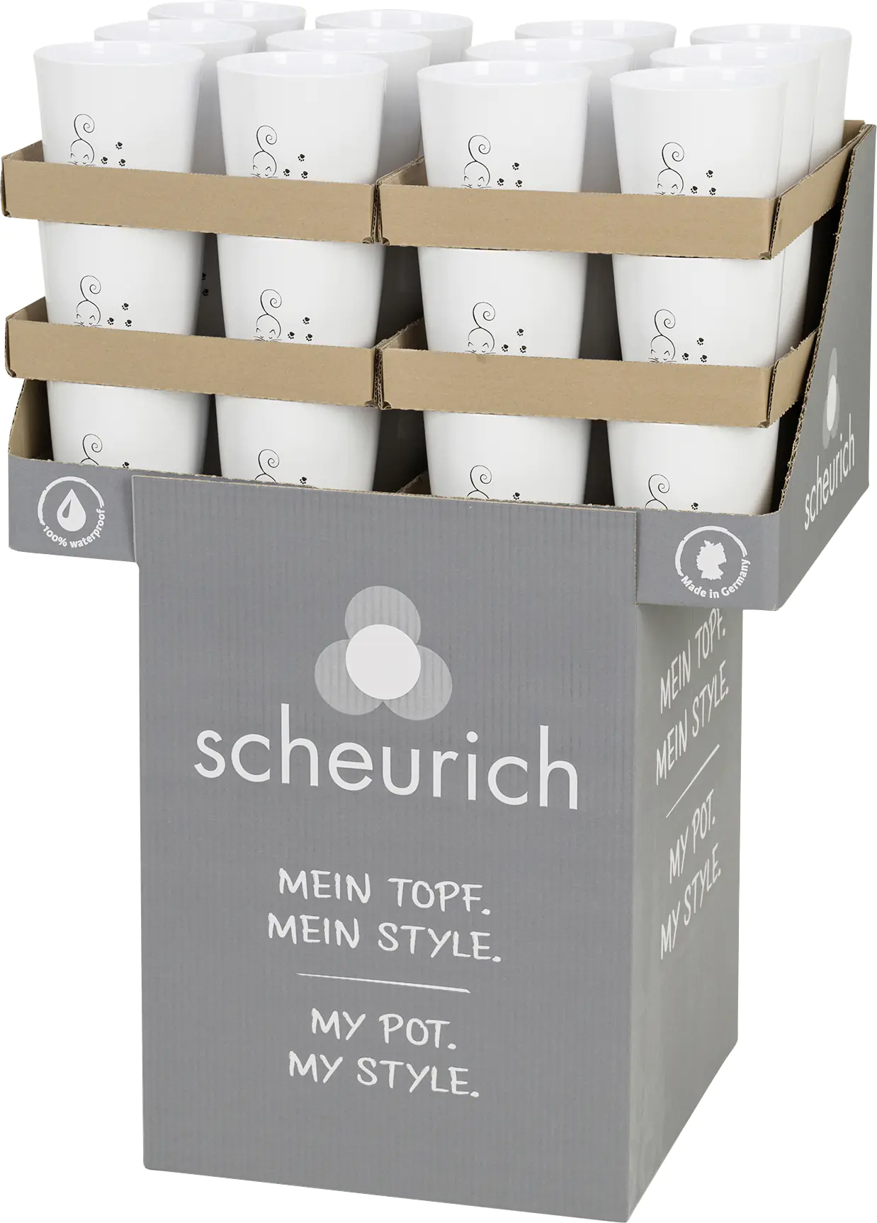 Scheurich Übertopf 870 Ø 12,8 cm x 11,8 cm Catview