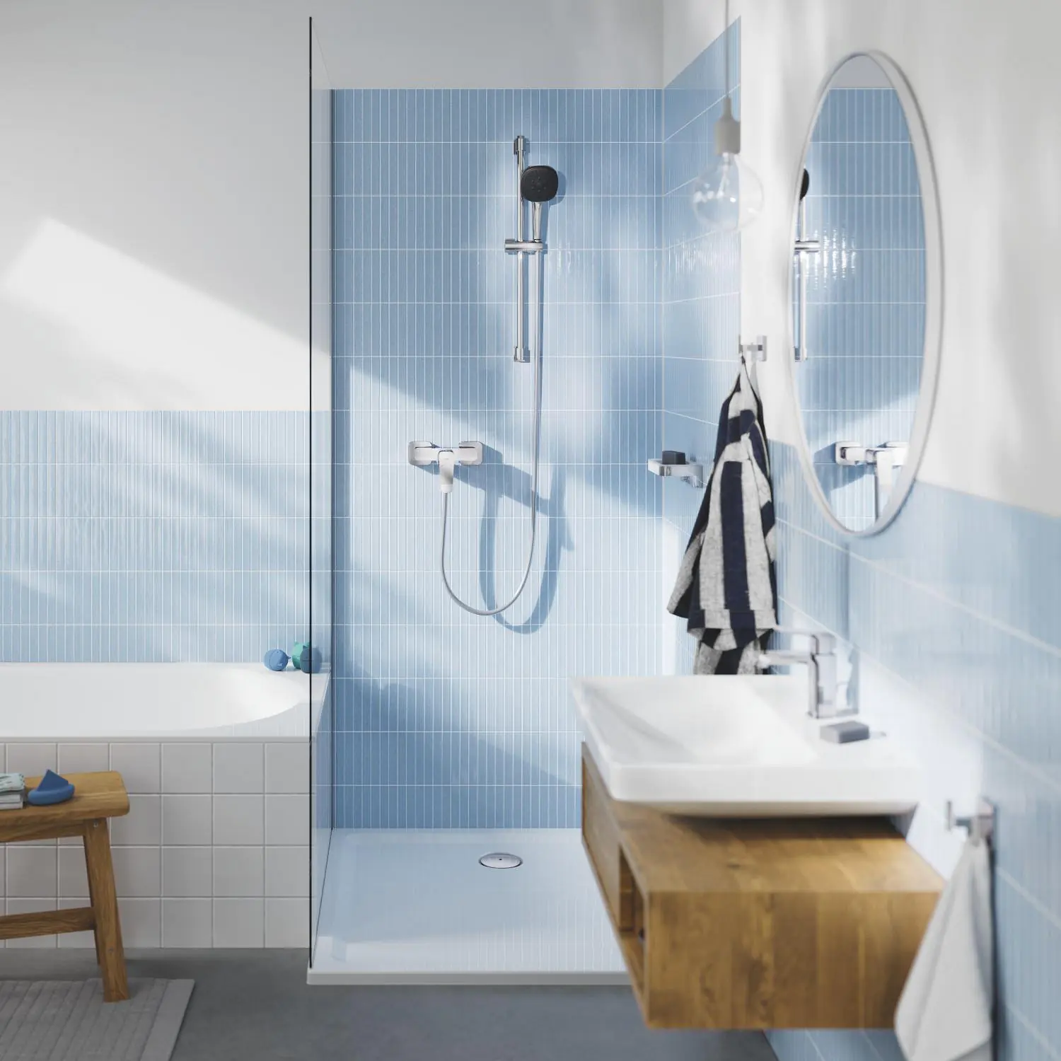 Grohe Quickfix Brausearmatur Dice verchromt