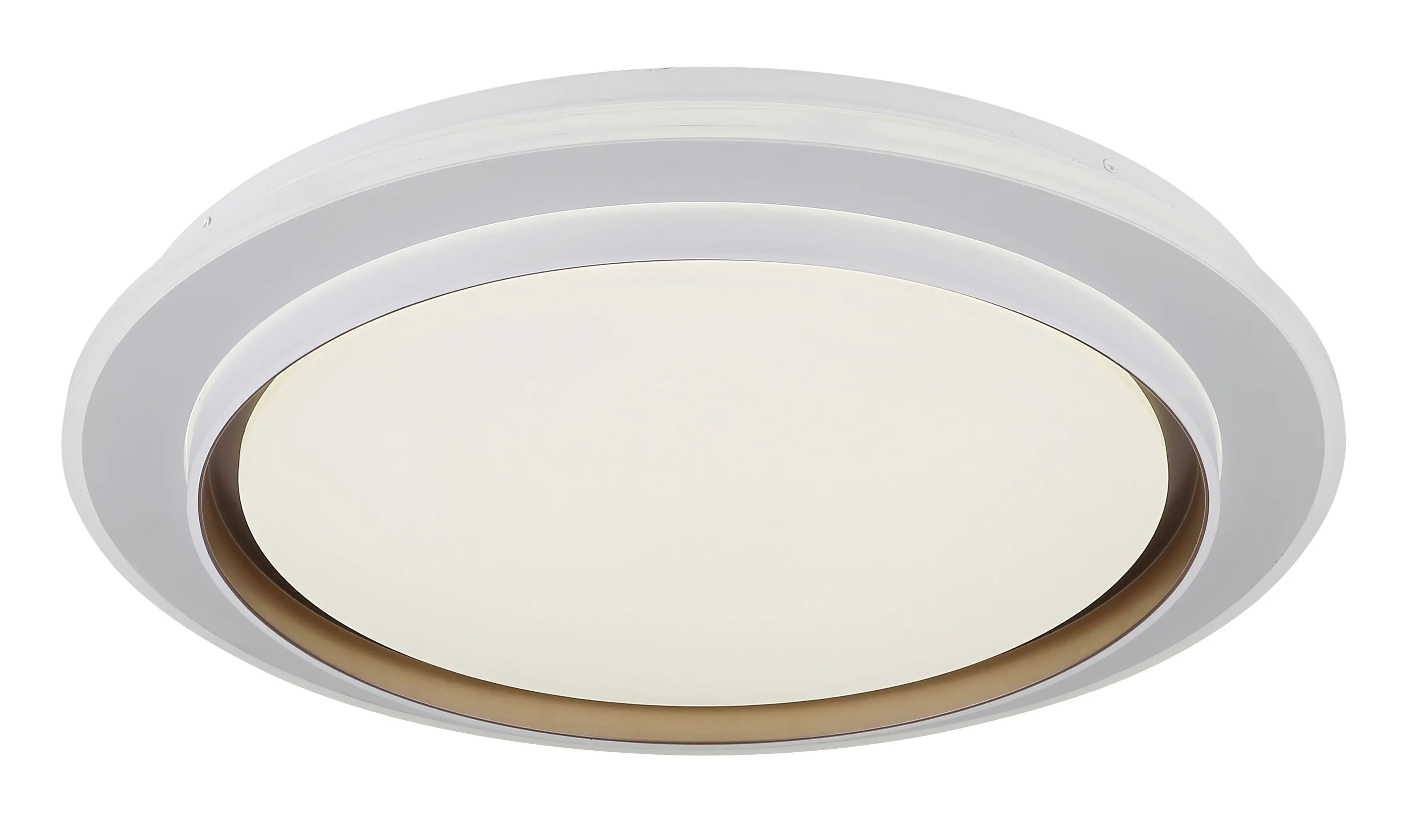 Globo Deckenleuchte Janice 49 x 7 cm (Ø x H) weiß matt RGB