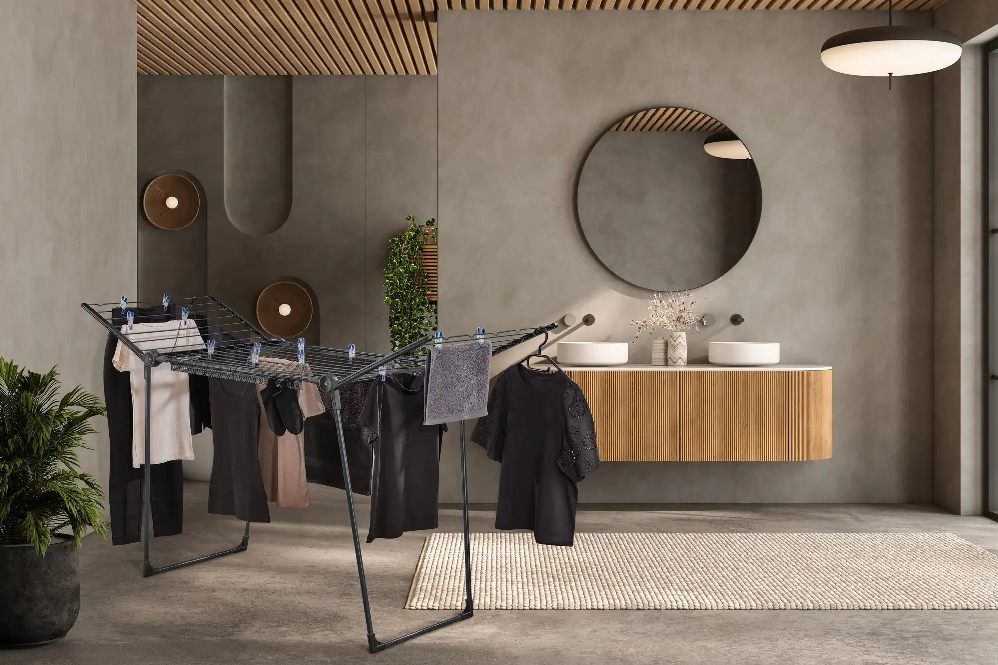 Leifheit Standtrockner Pegasus 200 Solid Black