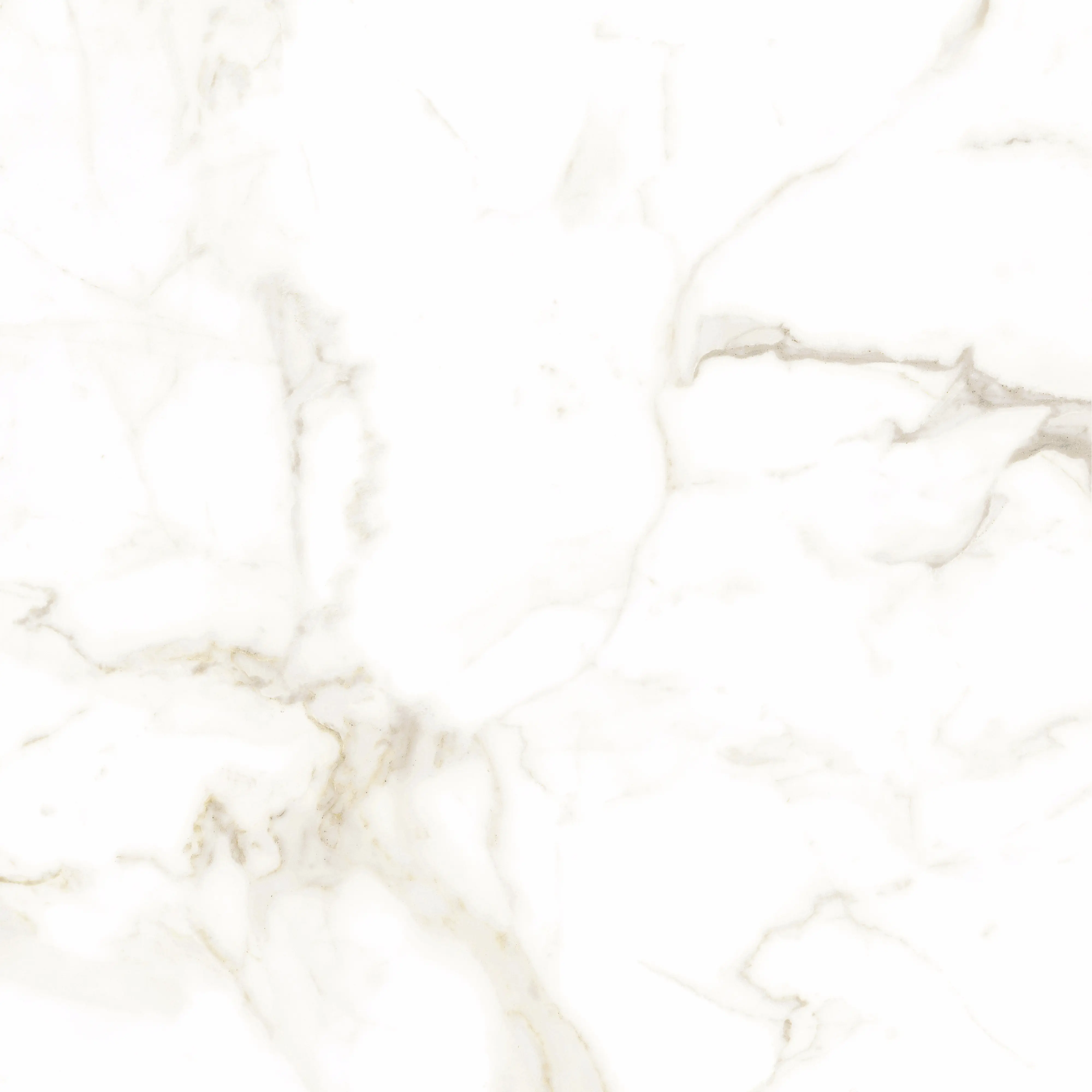 Bodenfliese Feinsteinzeug Alcora 60 x 60 cm weiß/gold