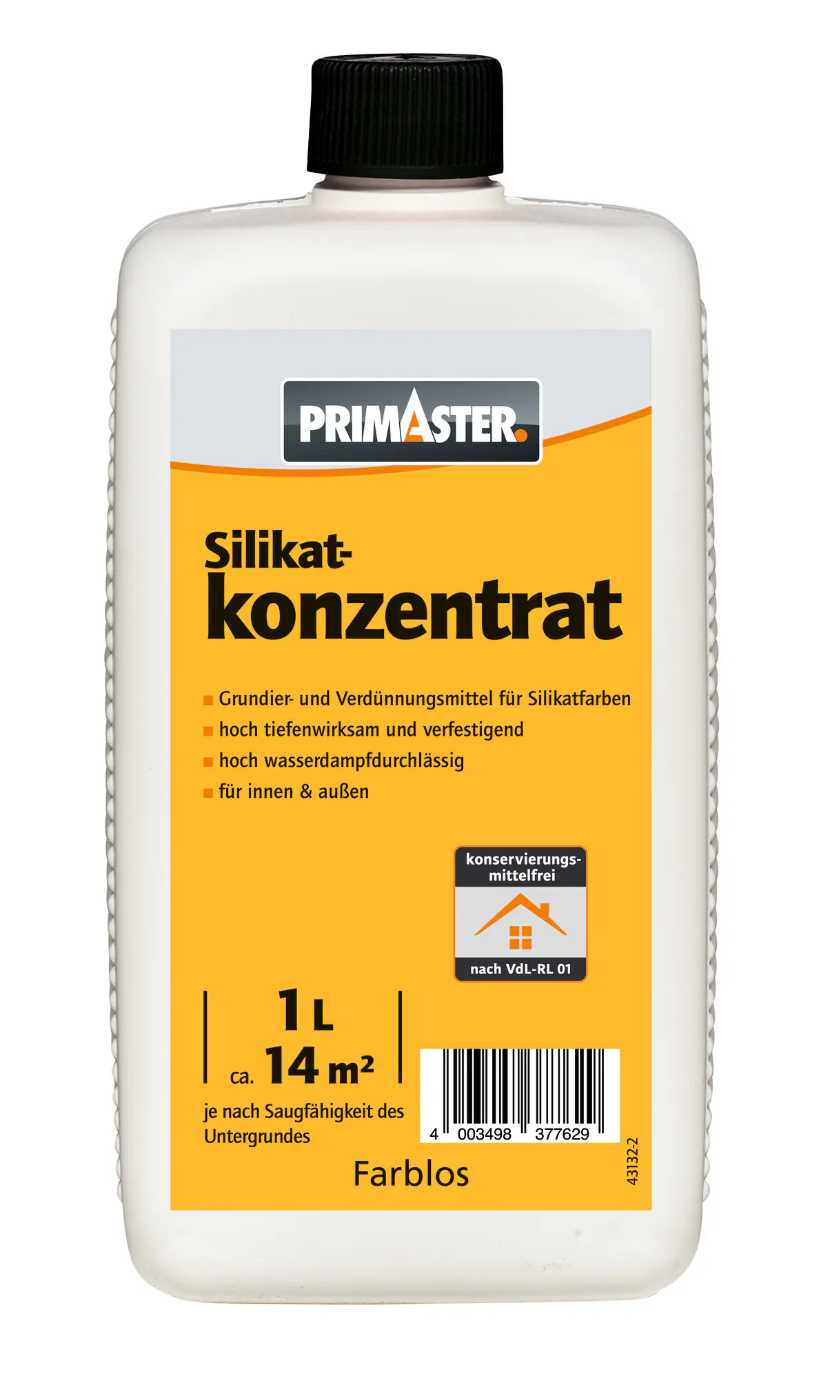Primaster Silikatkonzentrat farblos 1 L