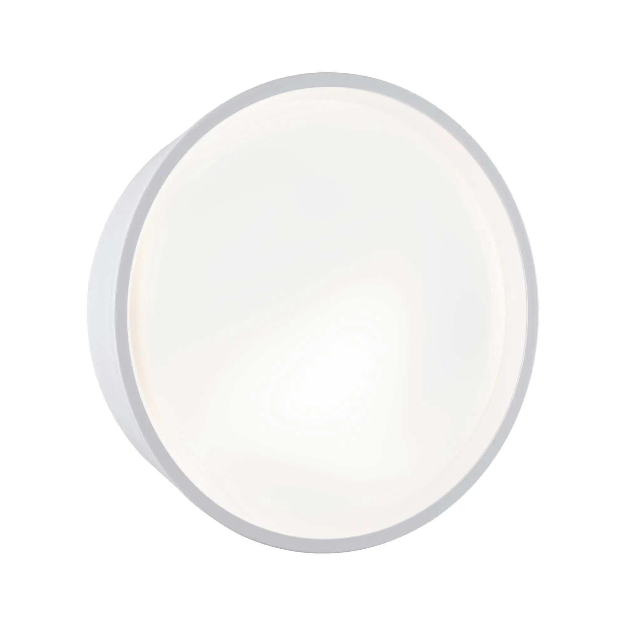 Paulmann LED Außenleuchte Platomo weiß Ø 18 cm warmweiß