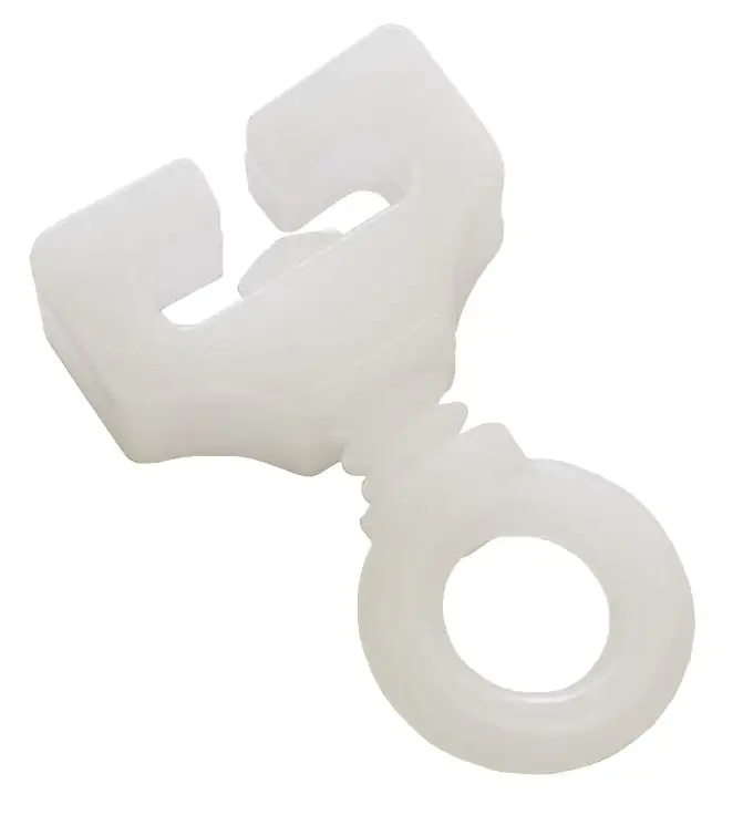 Gardinia T-Feststeller 6 Stück, weiß