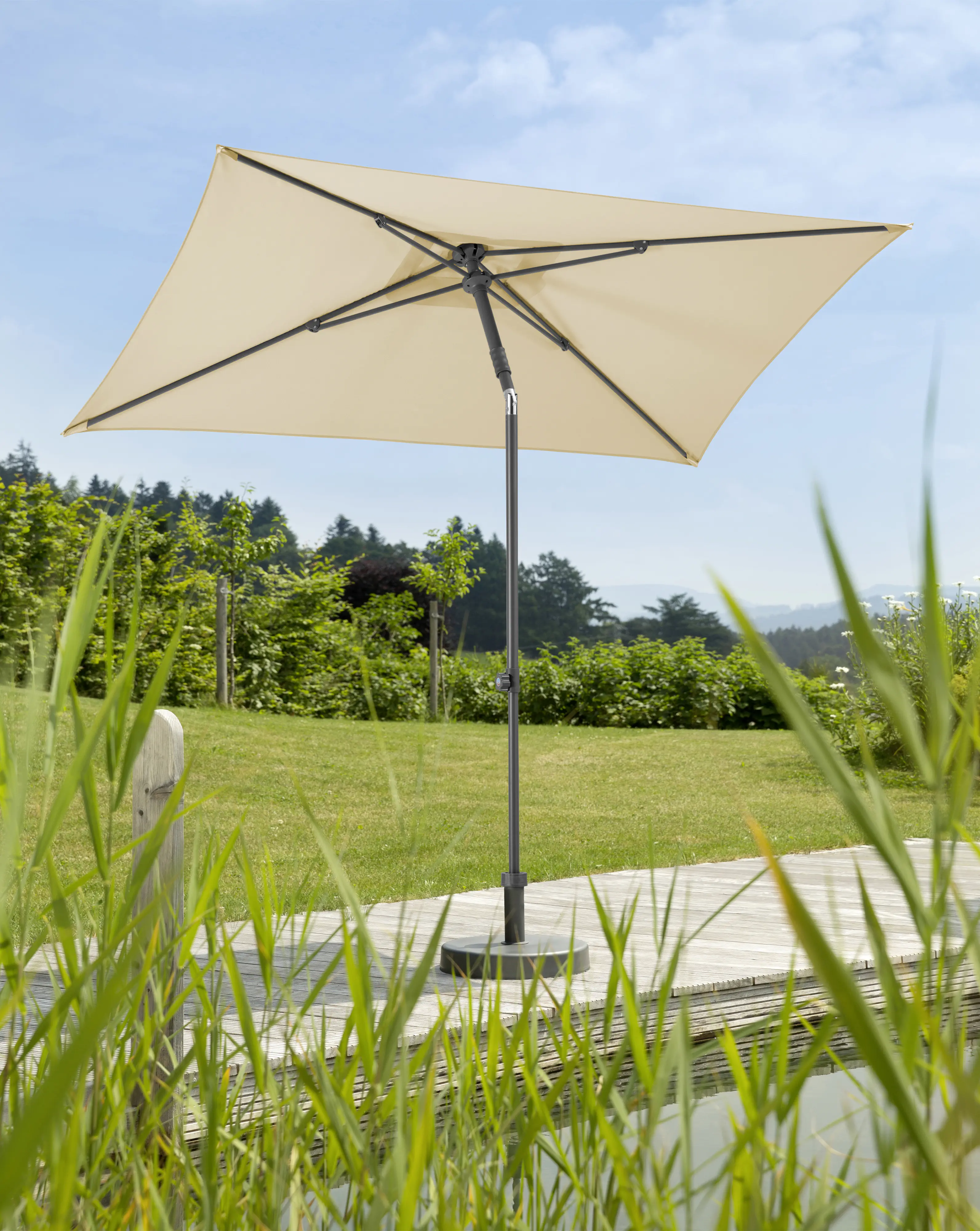 Schneider Sonnenschirm Sevilla natur 240 x 140 cm