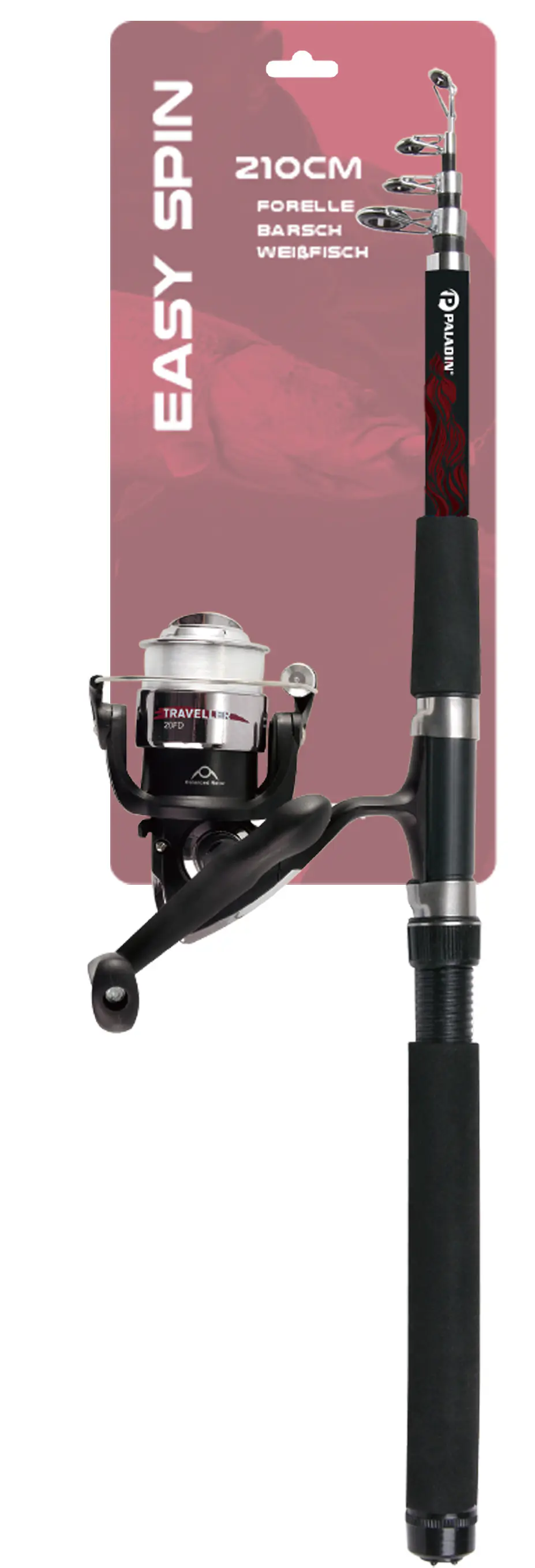 Paladin Angelset Forelle Barsch Länge: 210 cm 