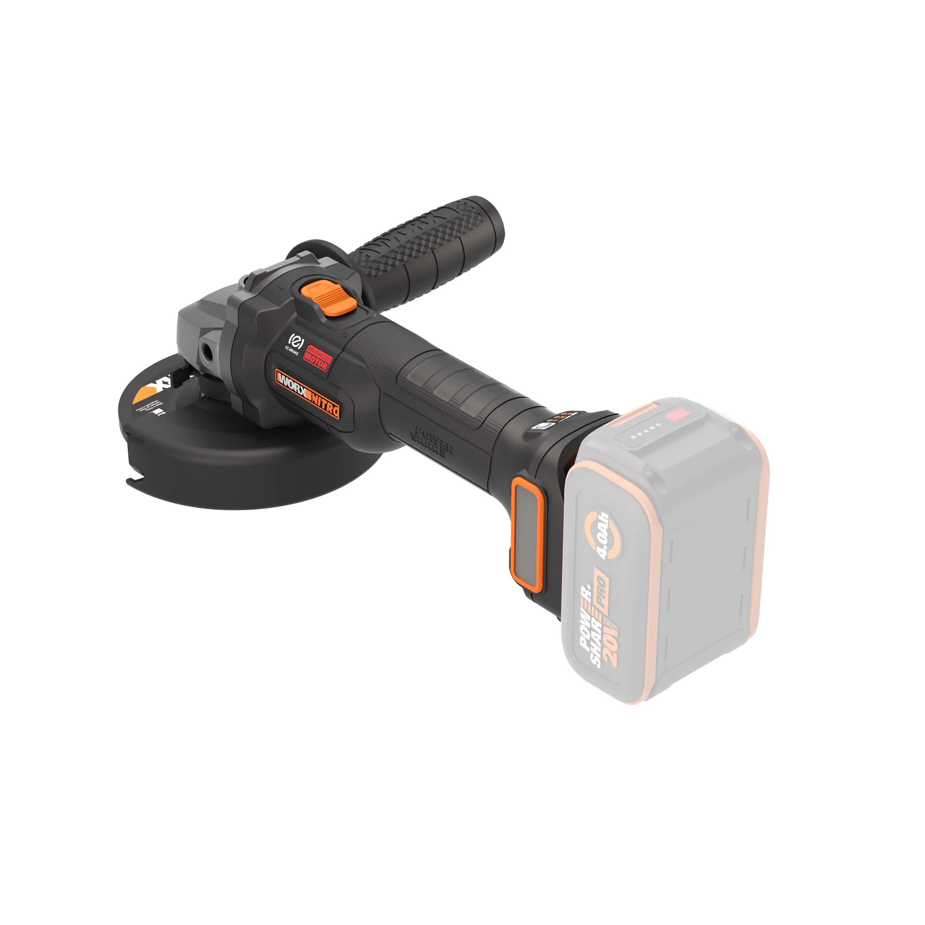 Worx Nitro Akku-Winkelschleifer WX814.9 20 V Solo Worx Nitro Akku-Winkelschleifer WX814.9 20 V Solo