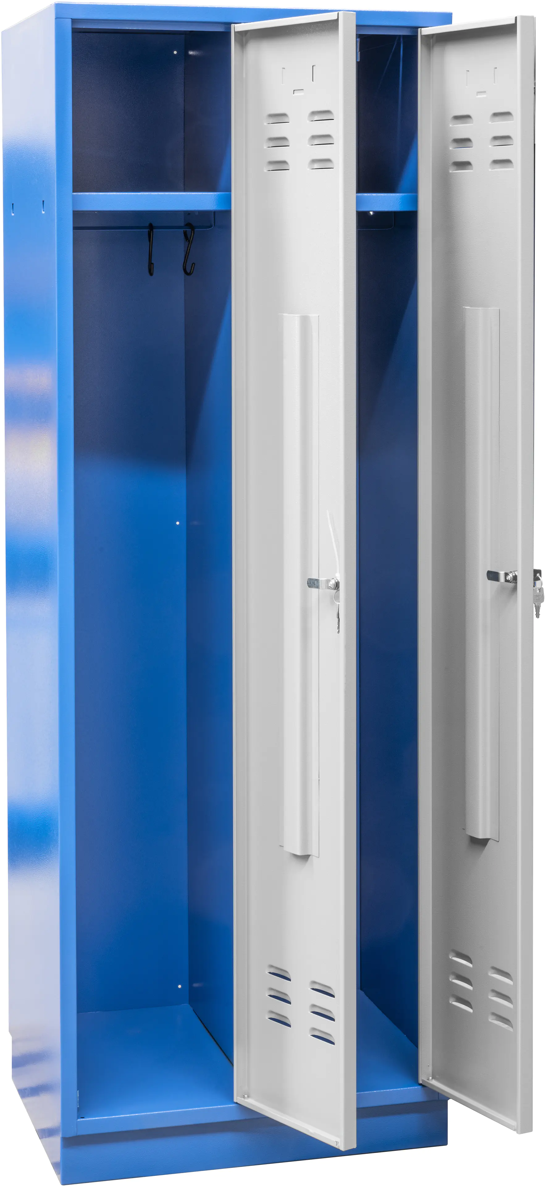 Güde Garderobenschrank GS 2 blau 180 cm