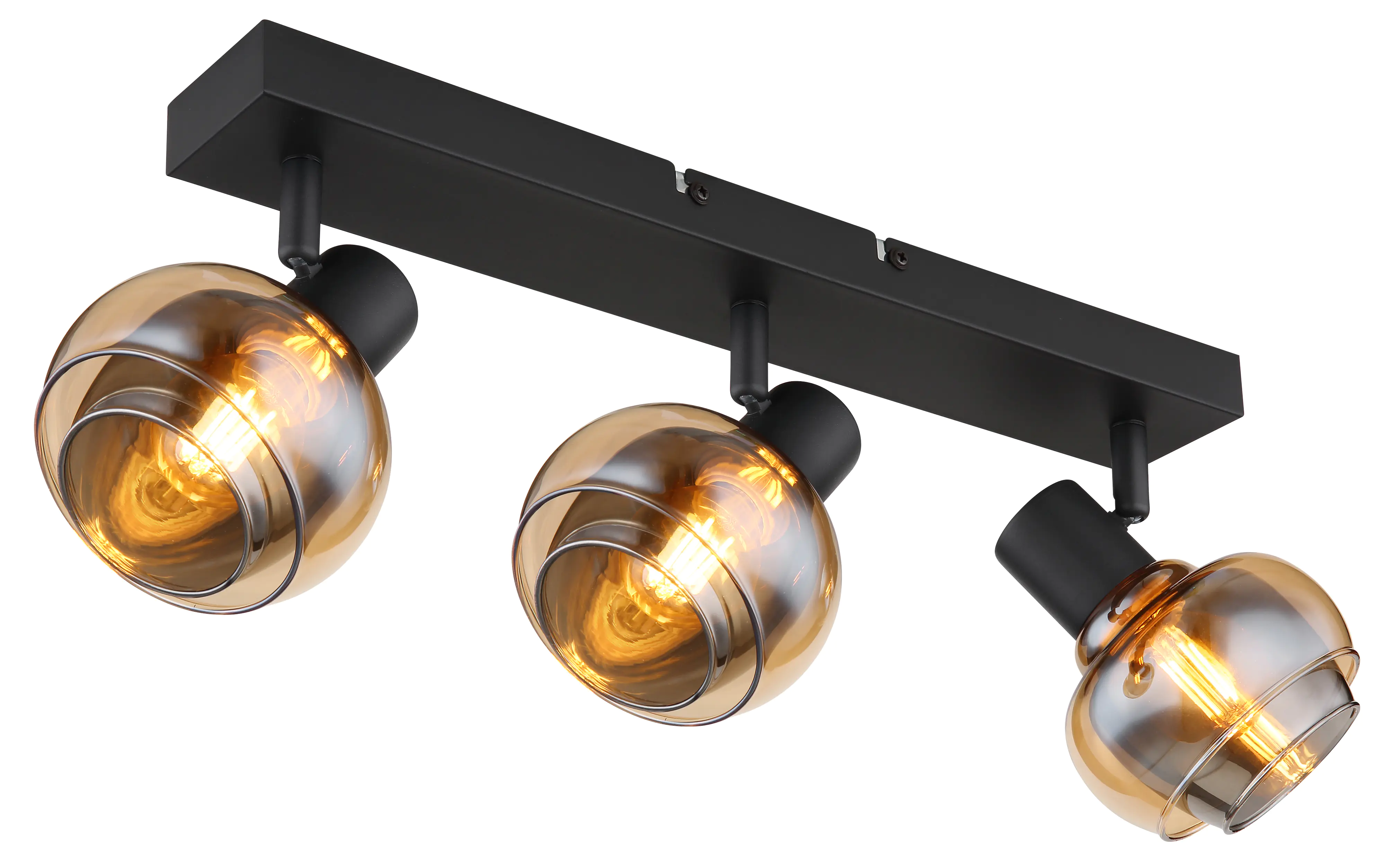 Globo 3er Spot Tokki schwarz matt 41 x 41 x 13,5 cm E14 Globo 3er Spot Tokki schwarz matt 41 x 41 x 13,5 cm E14