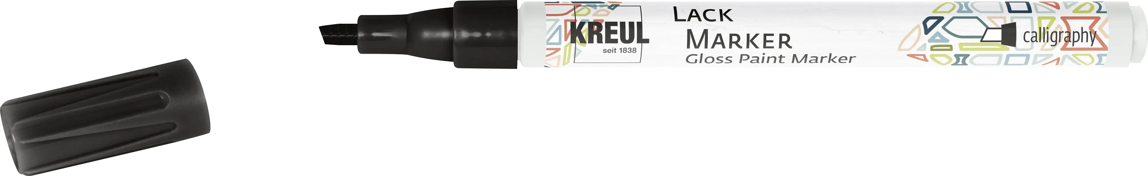 Kreul Lack Marker calligraphy schwarz 1 - 3 mm