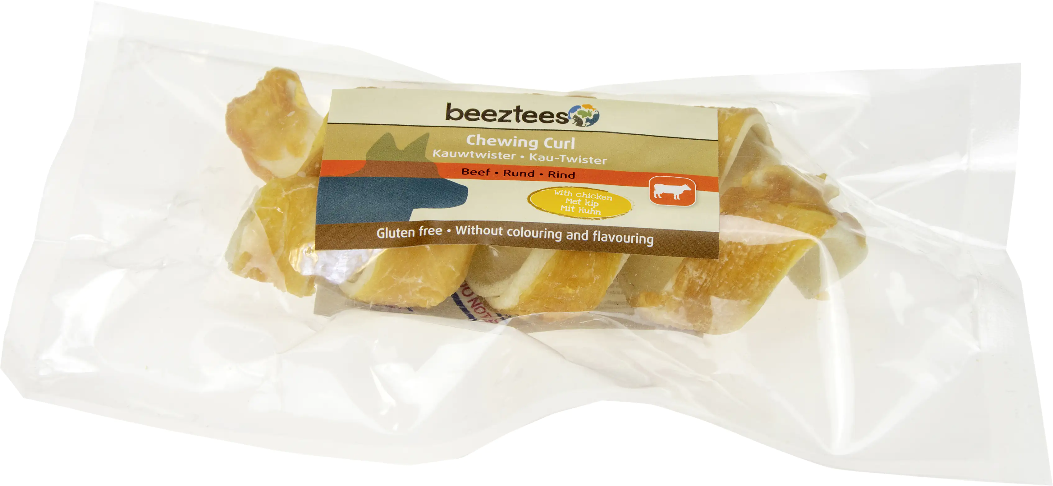 Beeztees Kaustick Twister Huhn 2 Stück Länge 12,5 cm