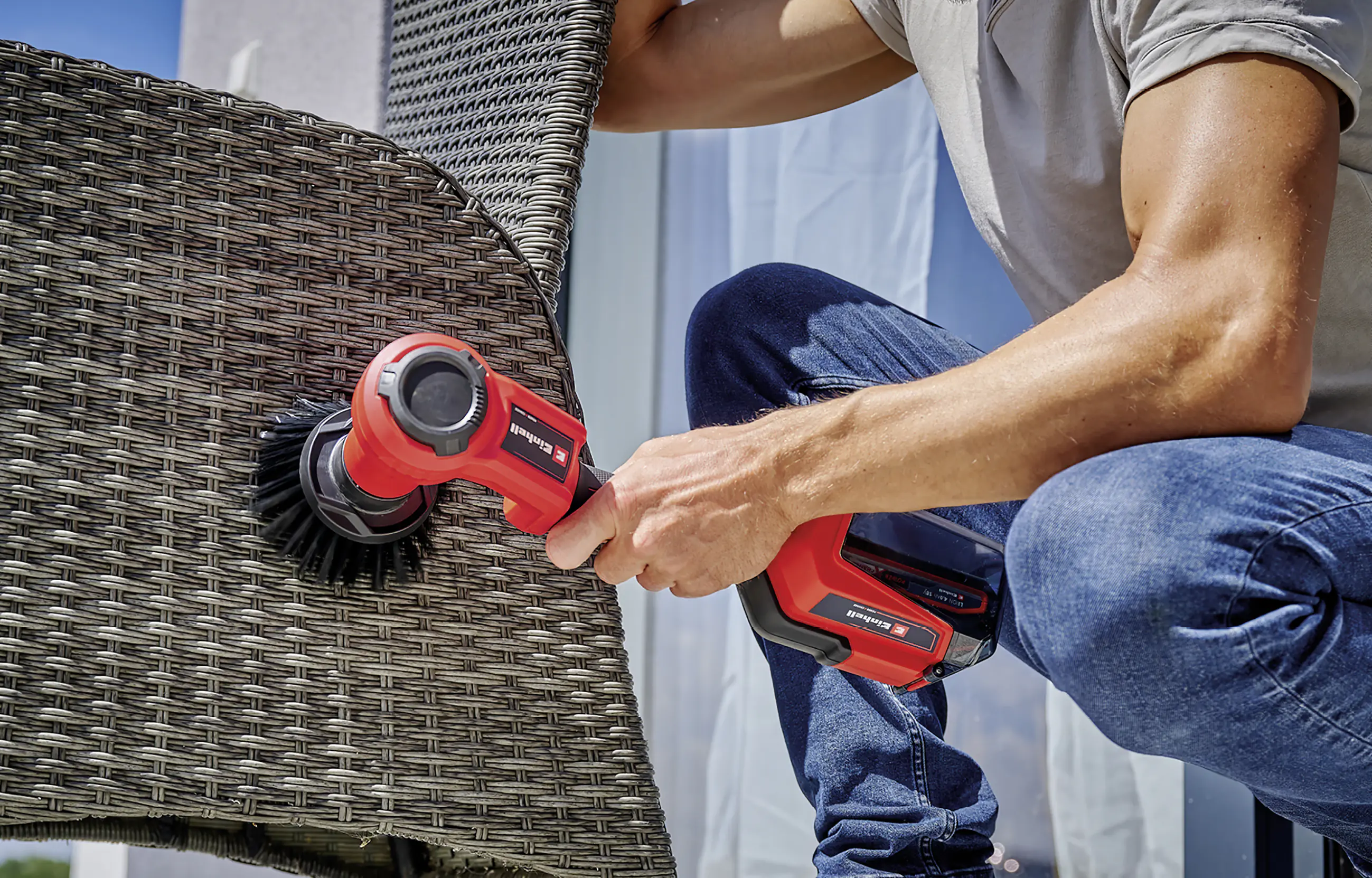 Einhell Oberflächenbürsten-Aufsatz Soft 120/50