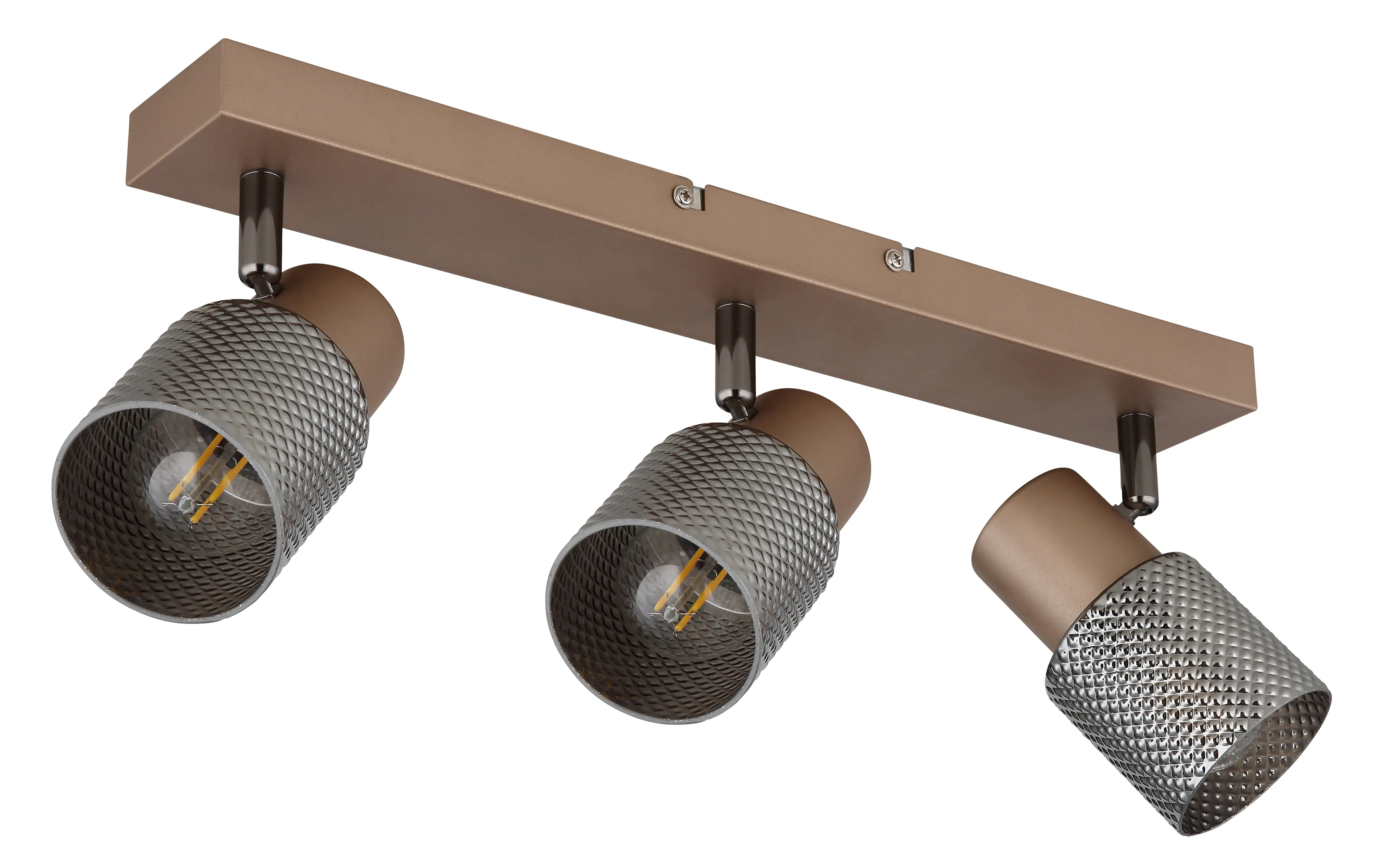 Globo 3er Spot Satella kaffeefarben matt 41 x 41 x 12,5 cm E14 Globo 3er Spot Satella kaffeefarben matt 41 x 41 x 12,5 cm E14