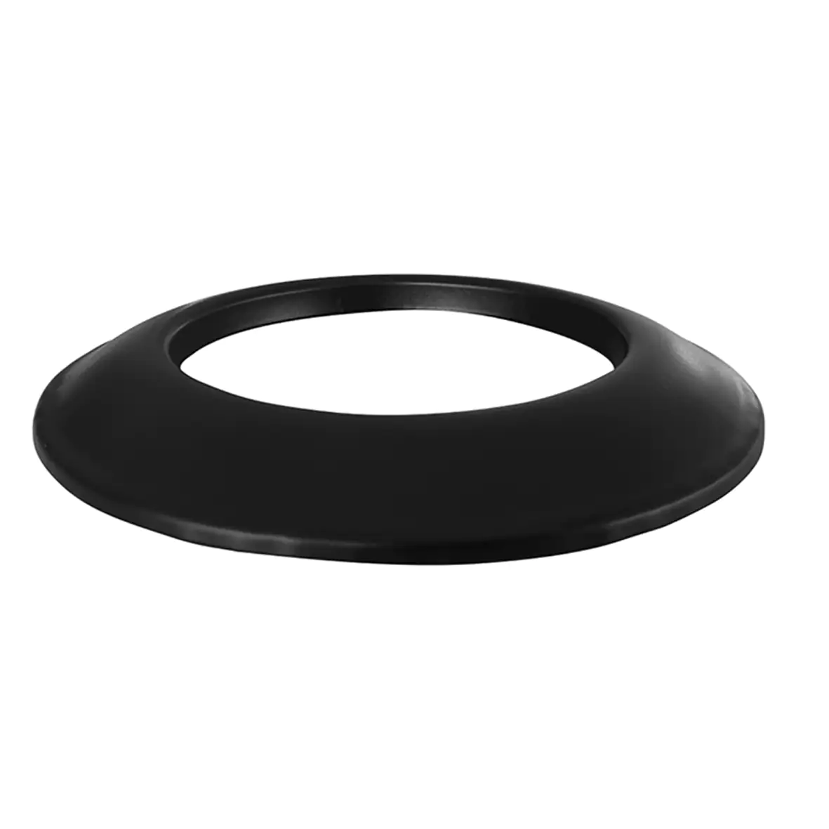 Mauerrosette Pelletofenrohre schwarz, Innendurchmesser 80 mm