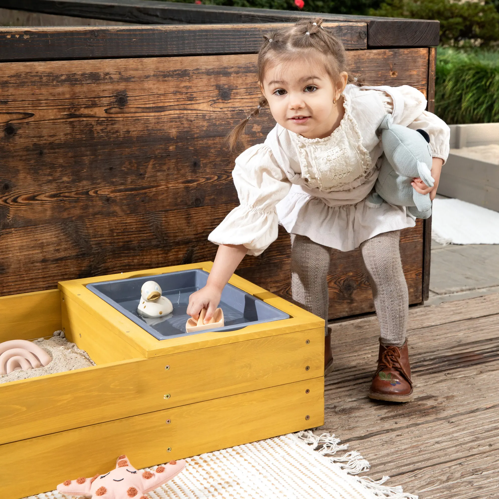 MUDDY BUDDY® Sandkasten Space Saver ocker