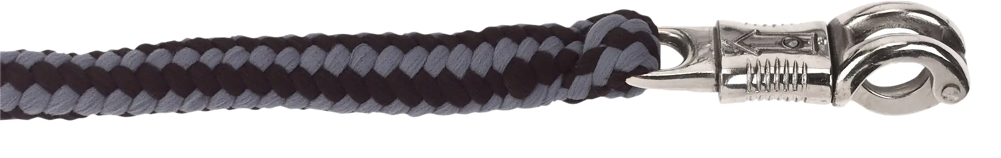 Kerbl Pferde-Führstrick Hippo schwarz silber