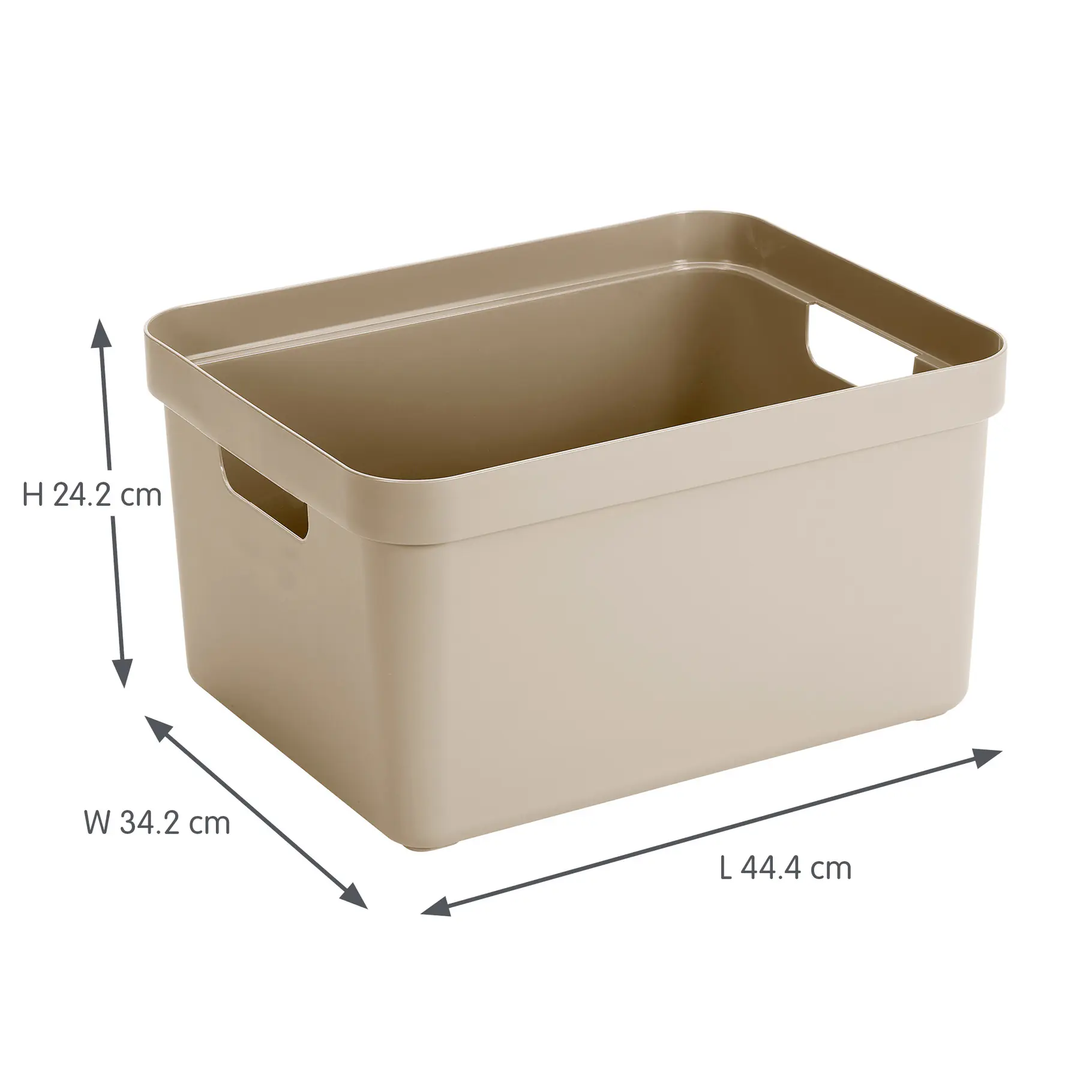 Sunware Aufbewahrungsbox Sigma Home 32L beige 3er Set