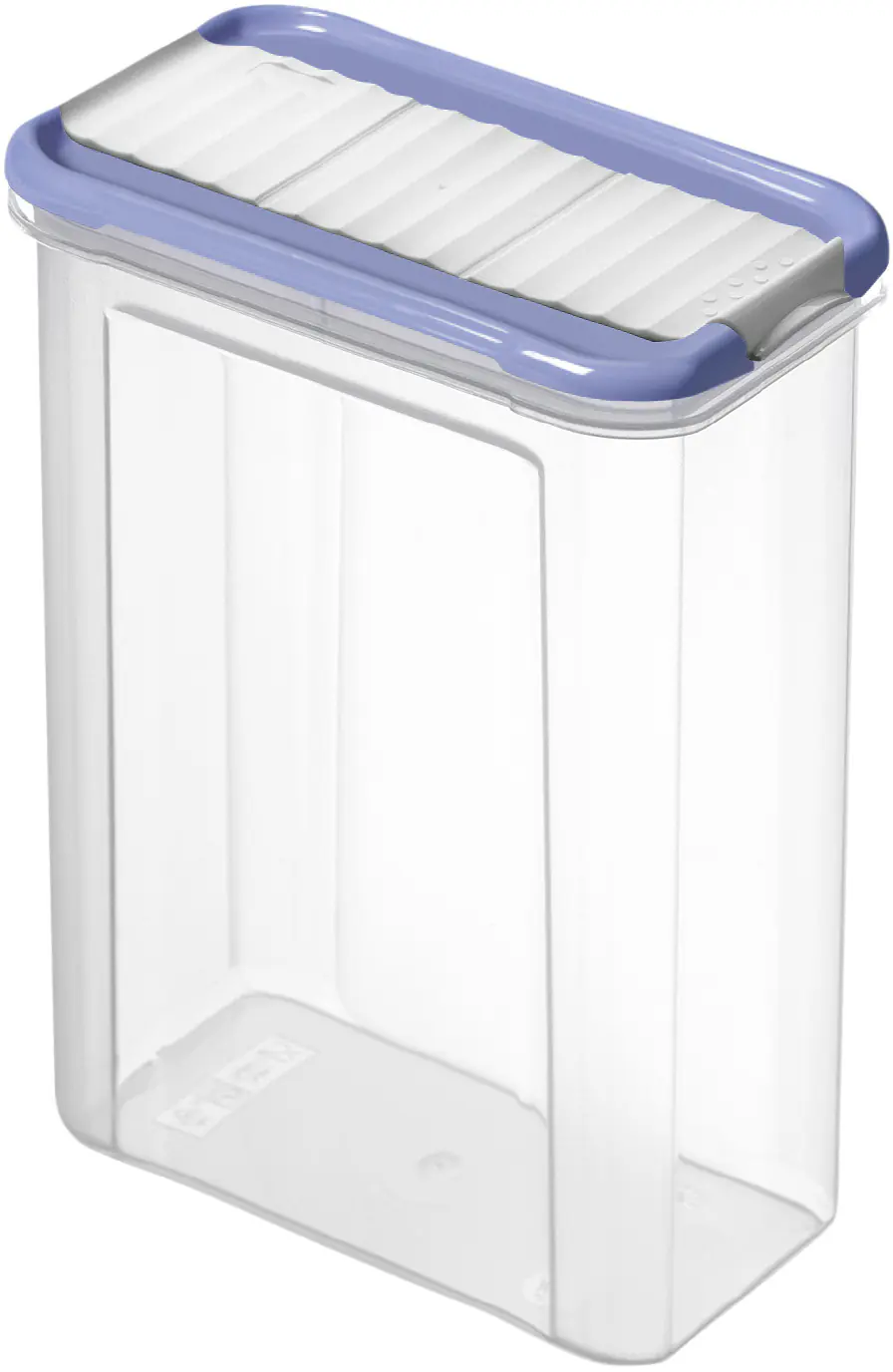 Rotho Vorratsdose Domino, 1,5 l horizon blau