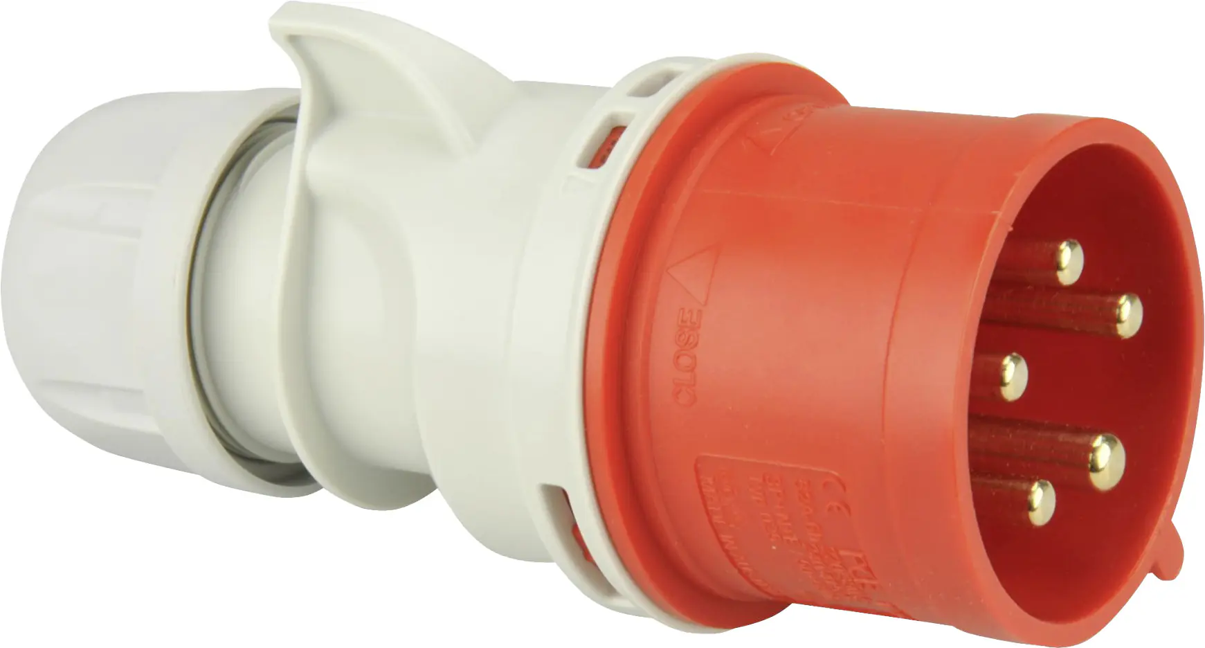 PCE CEE-Stecker 5-polig 32A rot PCE CEE-Stecker 5-polig 32A rot