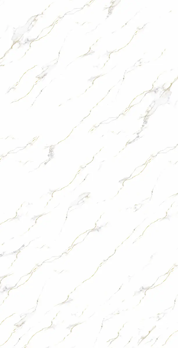 Wetwall Elite Wandpaneel  Bianco Carrara 120 x 242 cm mit abgerundeter Abschlusskante