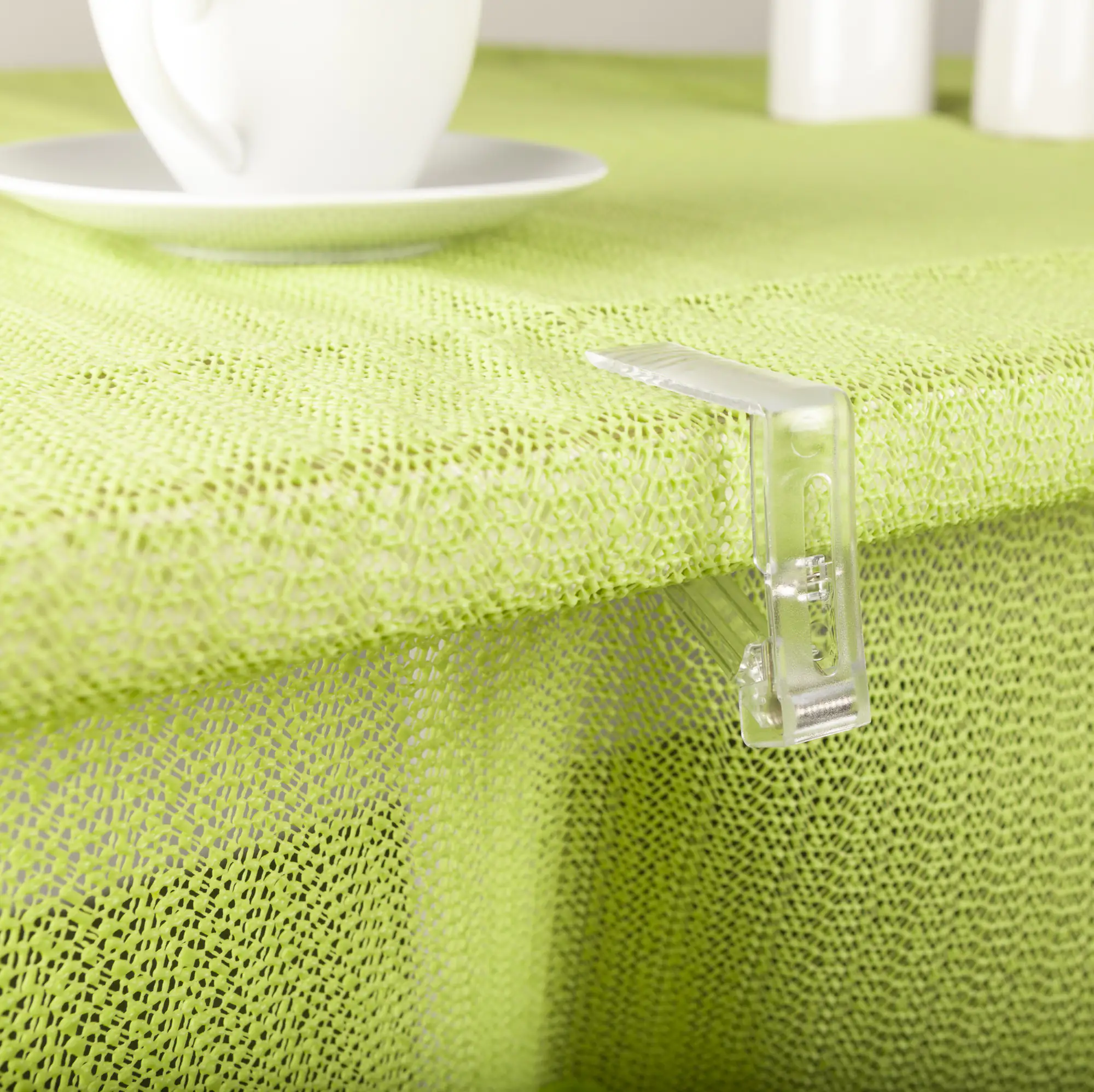 Venilia Tischtuchklammer transparent 4 Stück